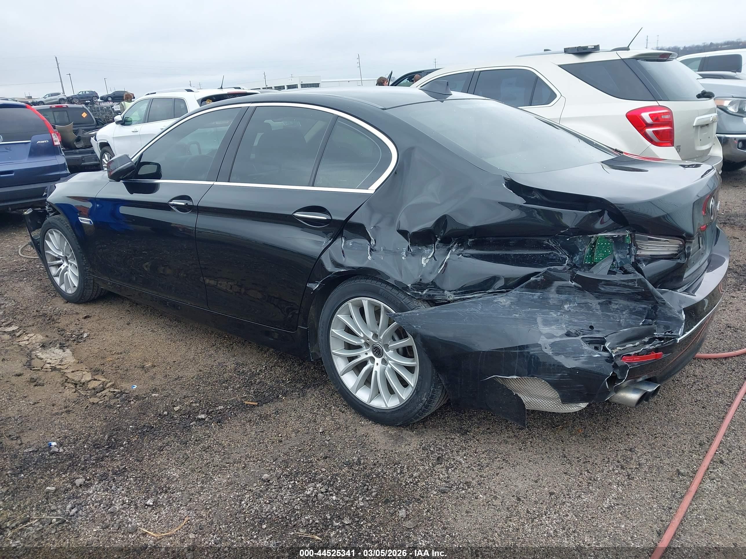 2015 Bmw 528i   Black vin: WBA5A5C5XFD524634