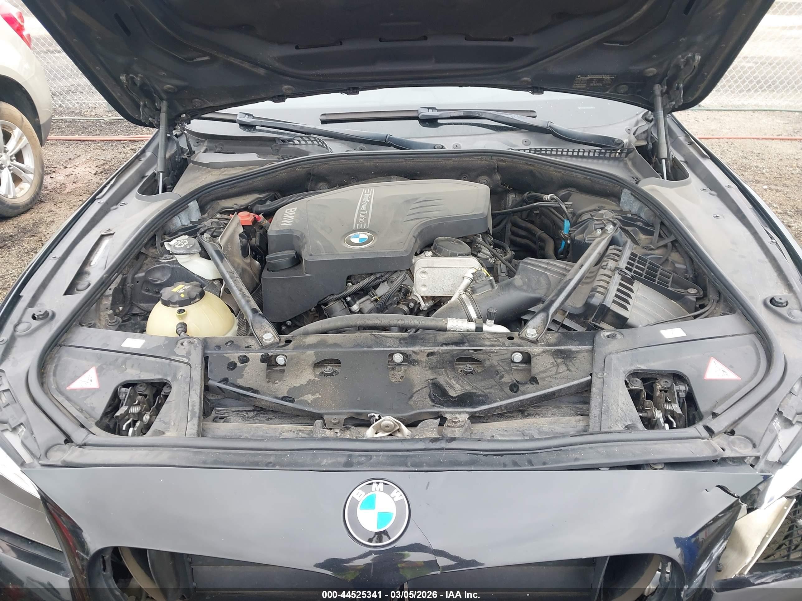 2015 Bmw 528i   Black vin: WBA5A5C5XFD524634