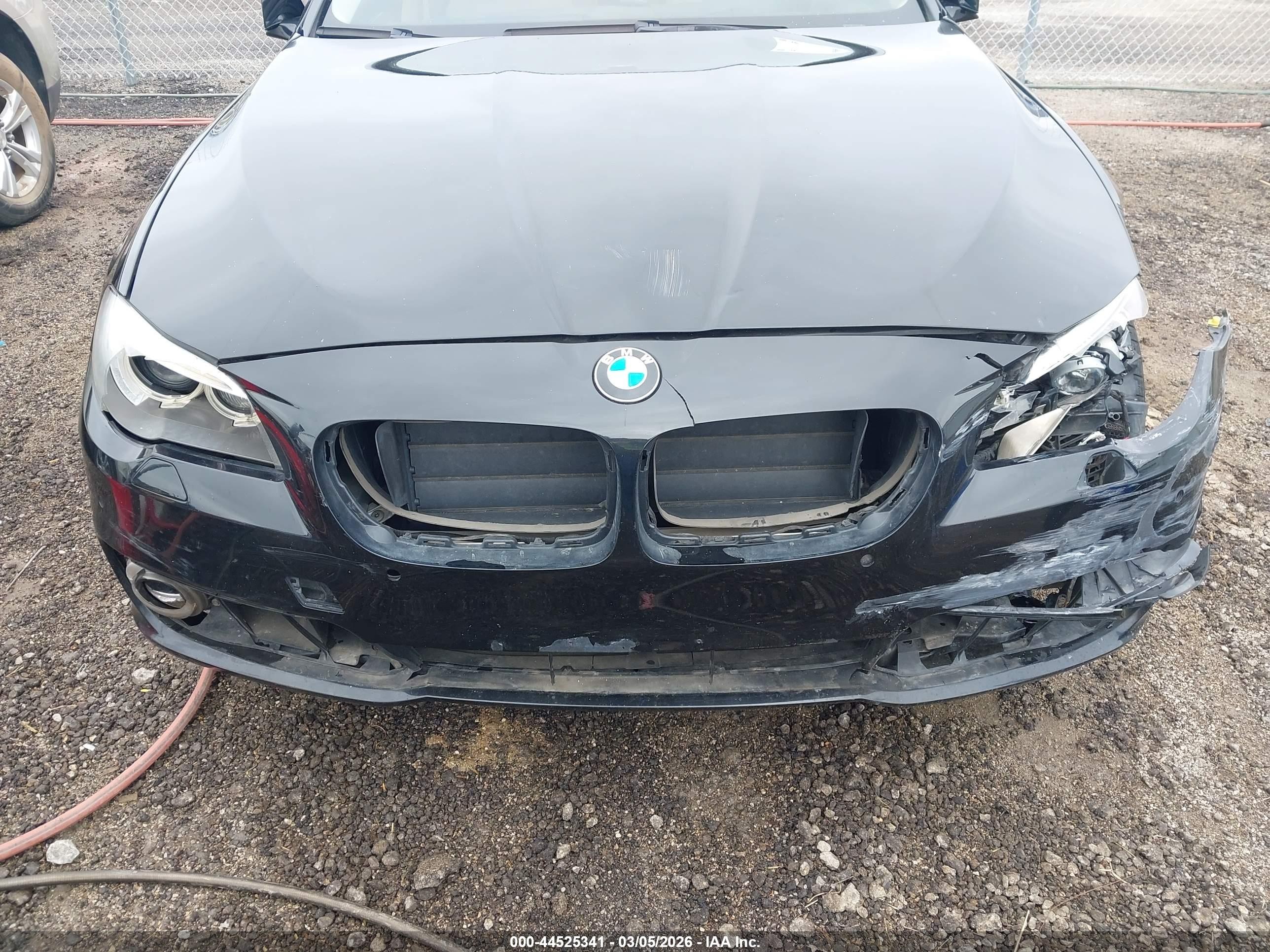 2015 Bmw 528i   Black vin: WBA5A5C5XFD524634