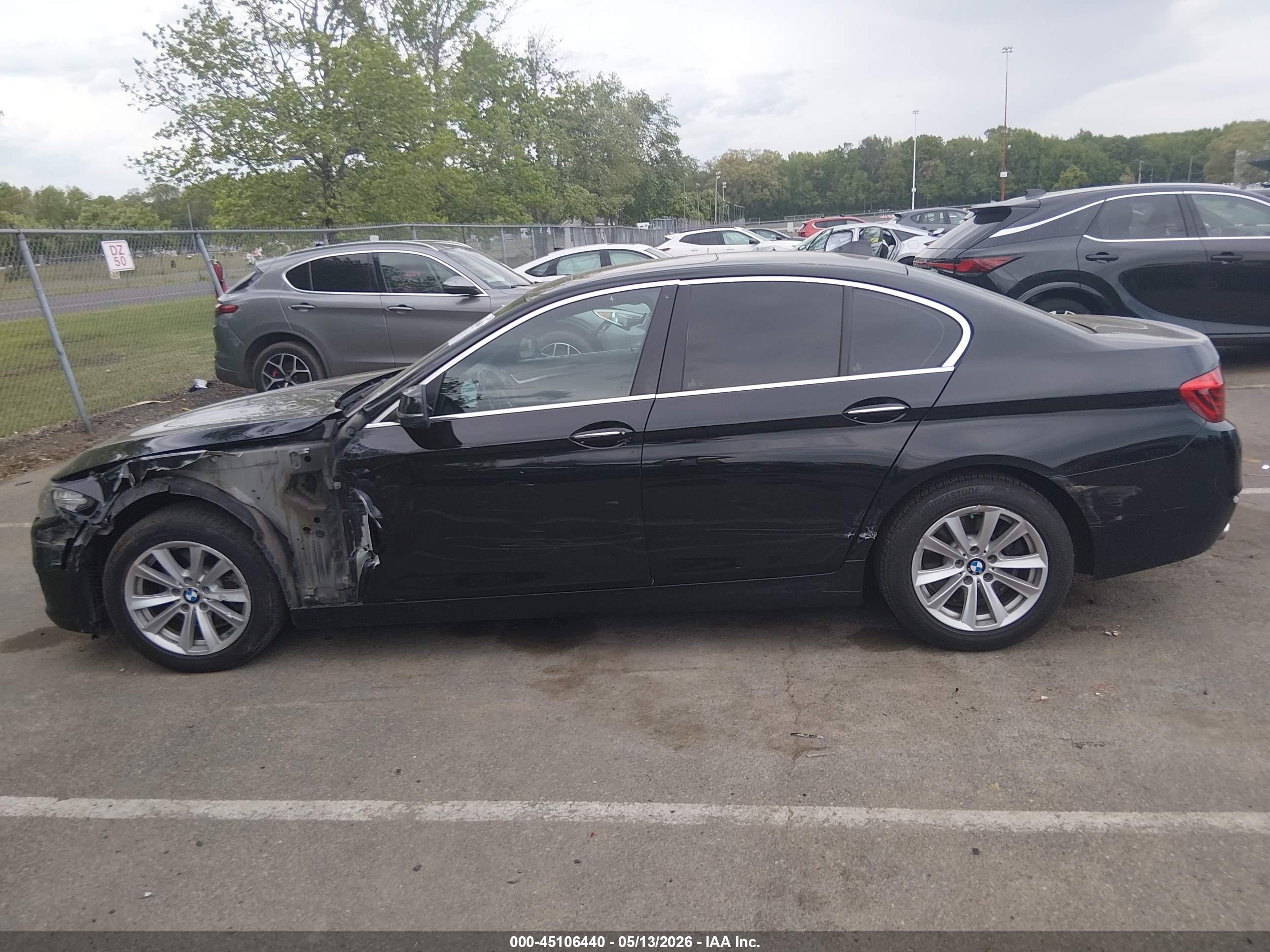 2016 Bmw 528i   Black vin: WBA5A5C5XGD527535