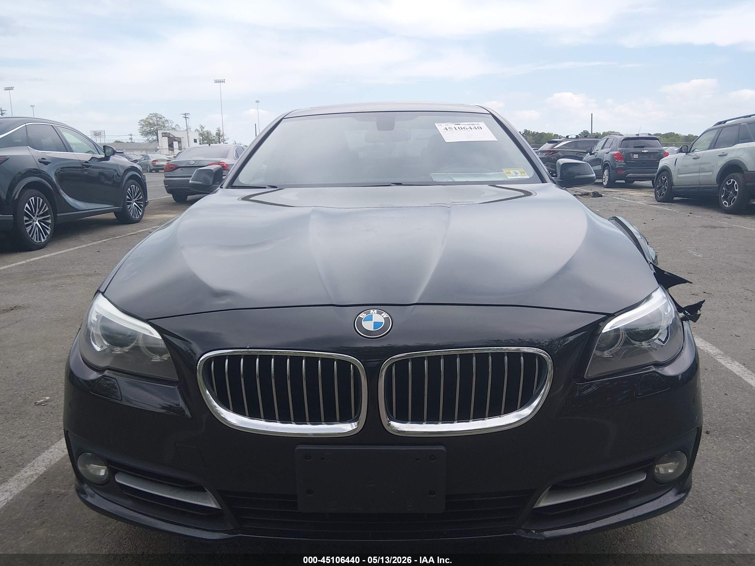 2016 Bmw 528i   Black vin: WBA5A5C5XGD527535