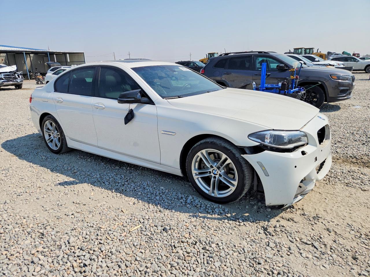 2014 Bmw 528 Xi White vin: WBA5A7C50ED614255