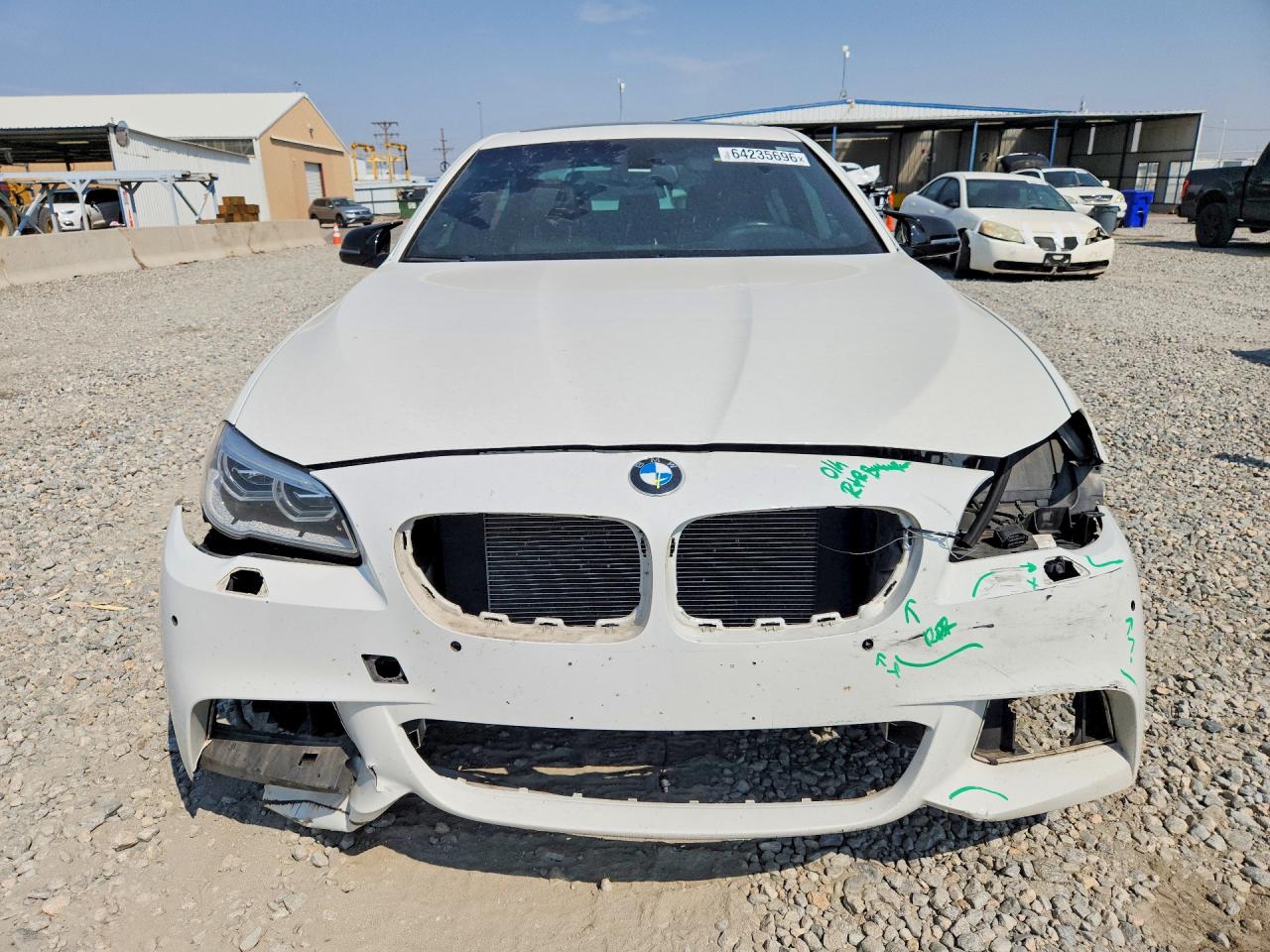 2014 Bmw 528 Xi White vin: WBA5A7C50ED614255
