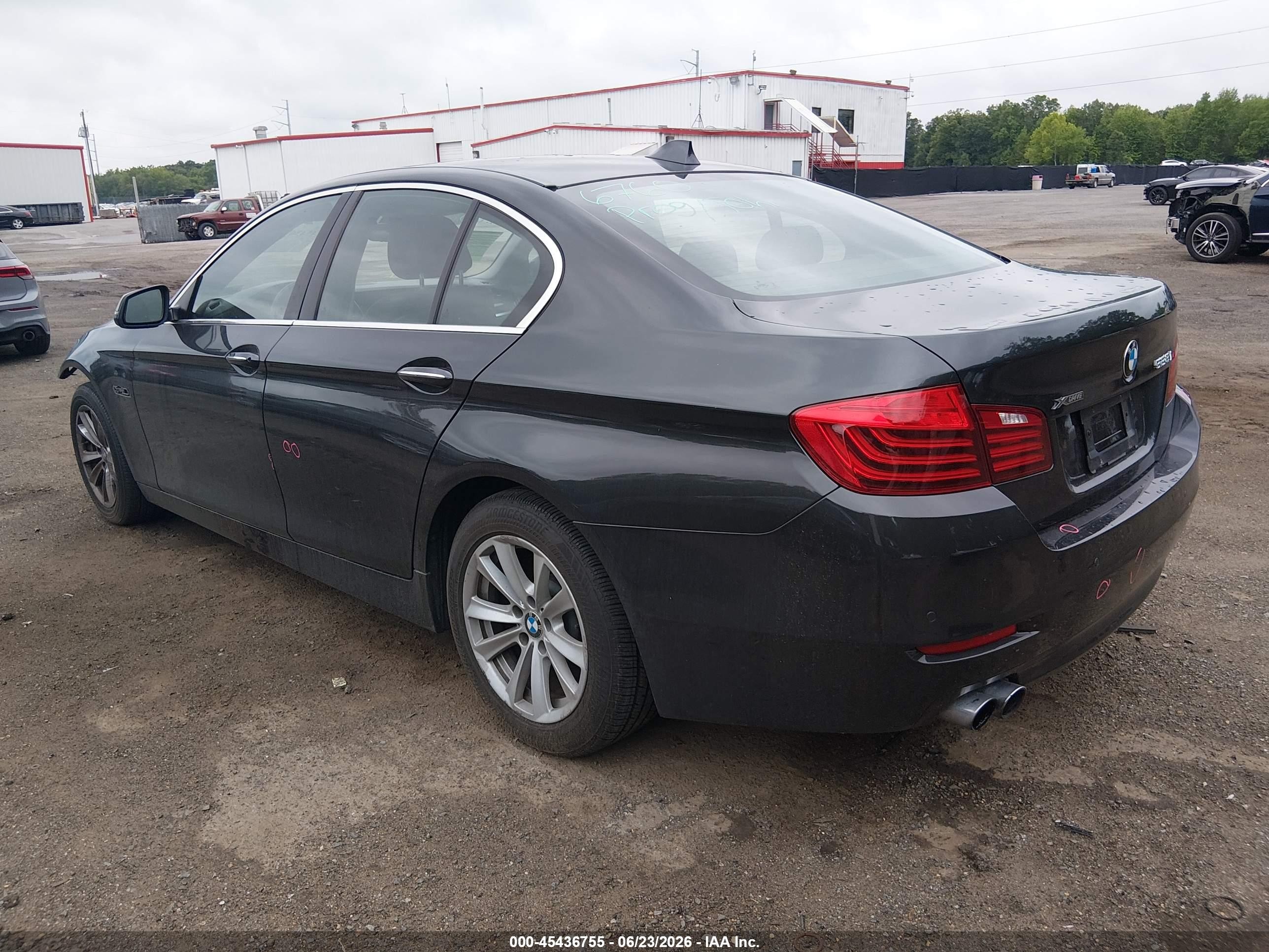 2014 Bmw 528i Xdrive Gray vin: WBA5A7C50ED619455