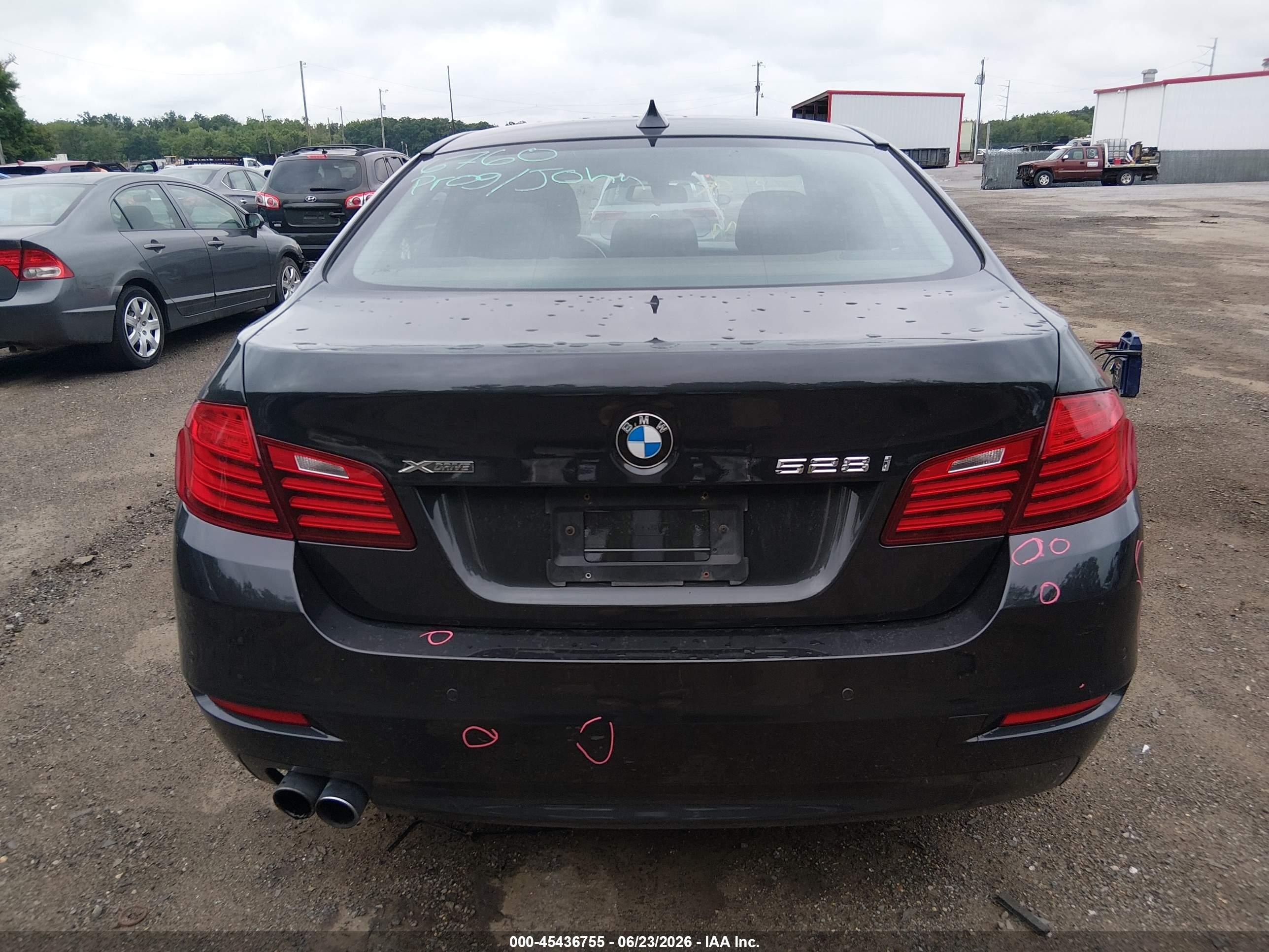2014 Bmw 528i Xdrive Gray vin: WBA5A7C50ED619455