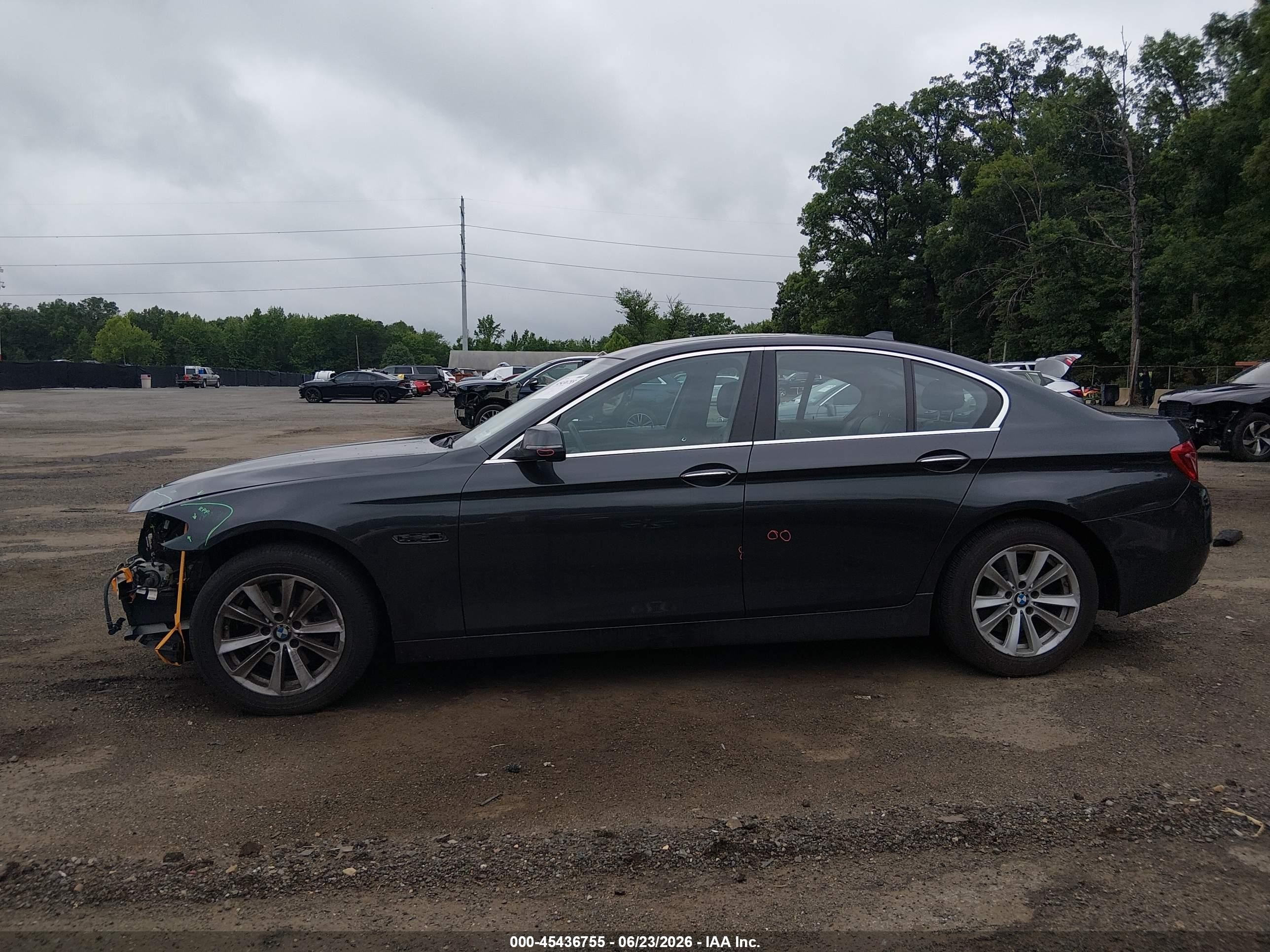2014 Bmw 528i Xdrive Gray vin: WBA5A7C50ED619455