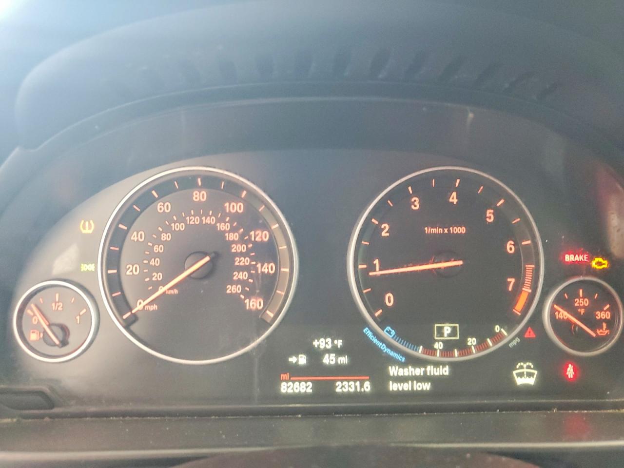 2015 Bmw 528 Xi Черный vin: WBA5A7C50FD621952