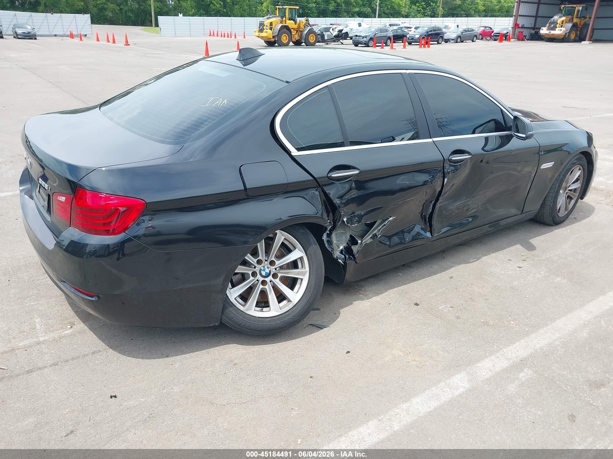 2015 Bmw 528i Xdrive Black vin: WBA5A7C50FD622101
