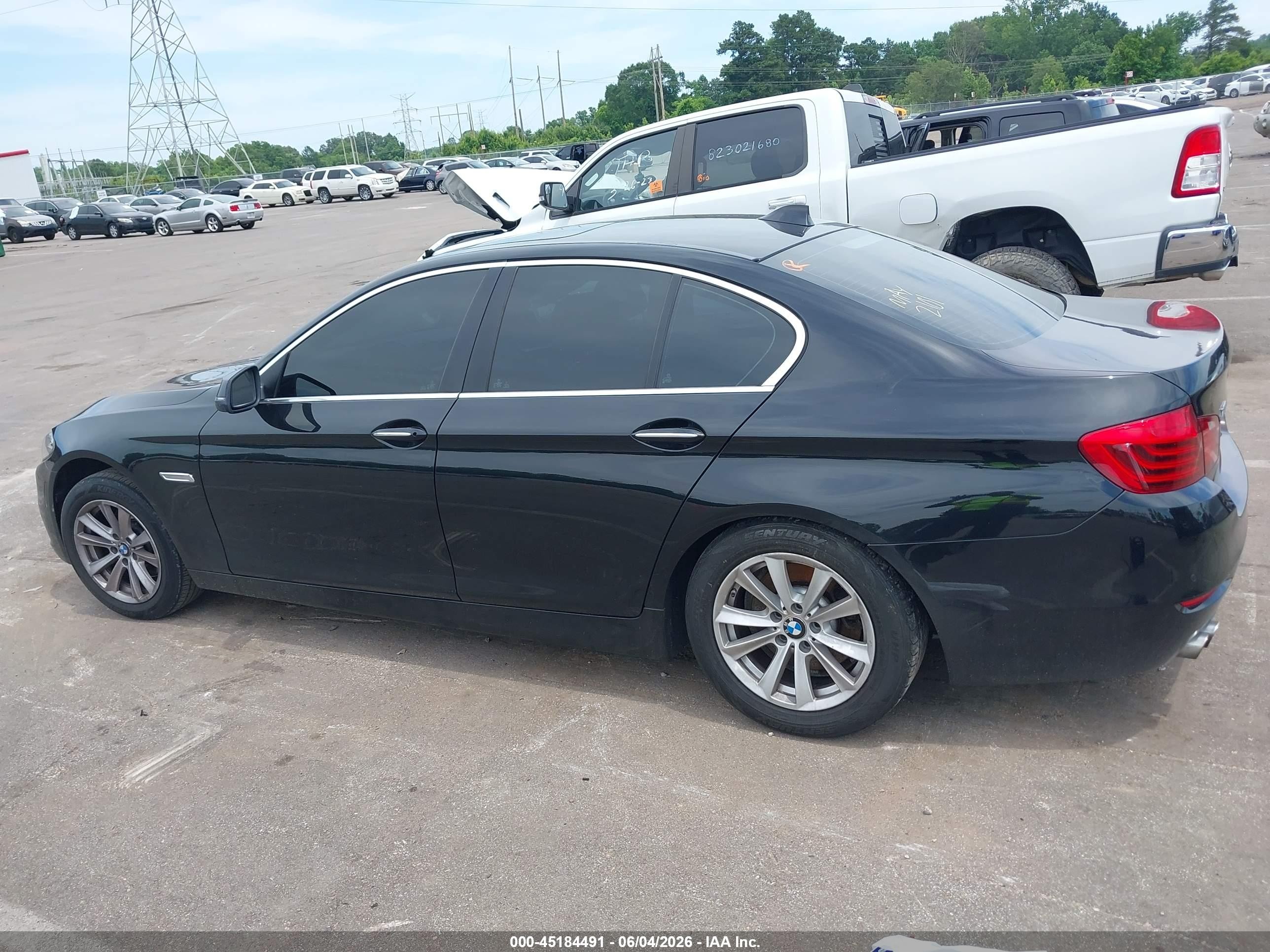 2015 Bmw 528i Xdrive Black vin: WBA5A7C50FD622101