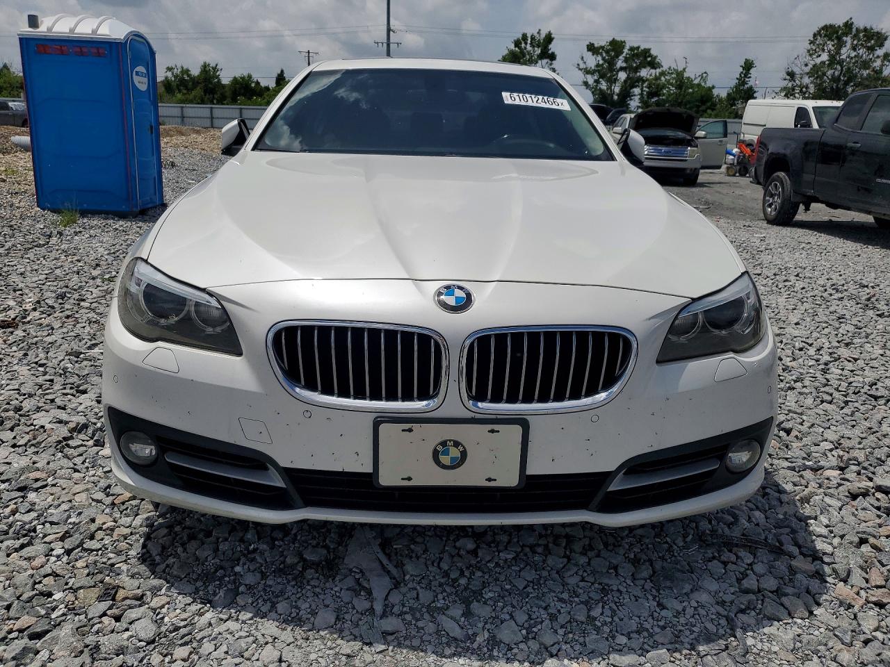 2015 Bmw 528 Xi White vin: WBA5A7C50FD627525