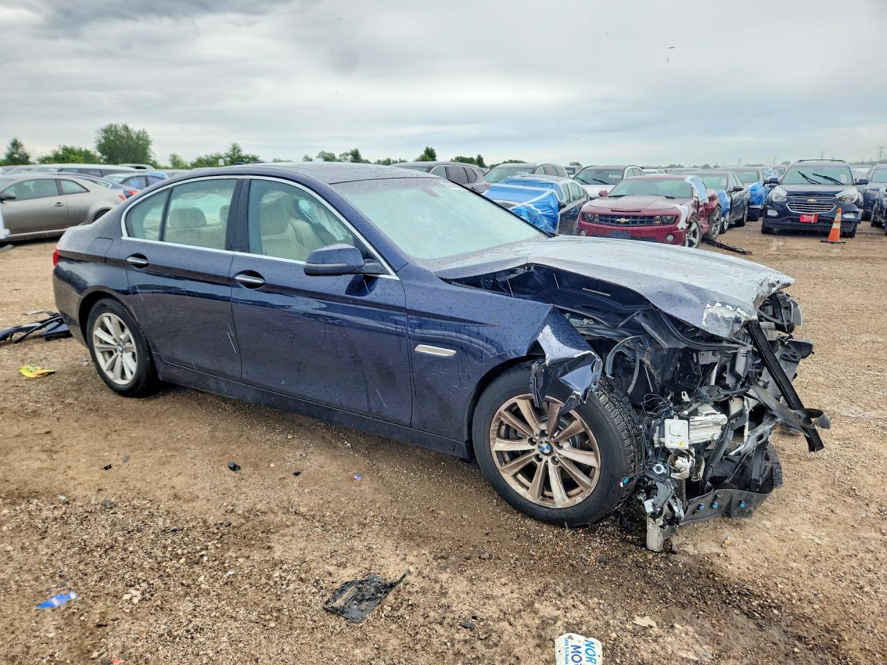 2015 Bmw 528 Xi Blue vin: WBA5A7C50FD627590