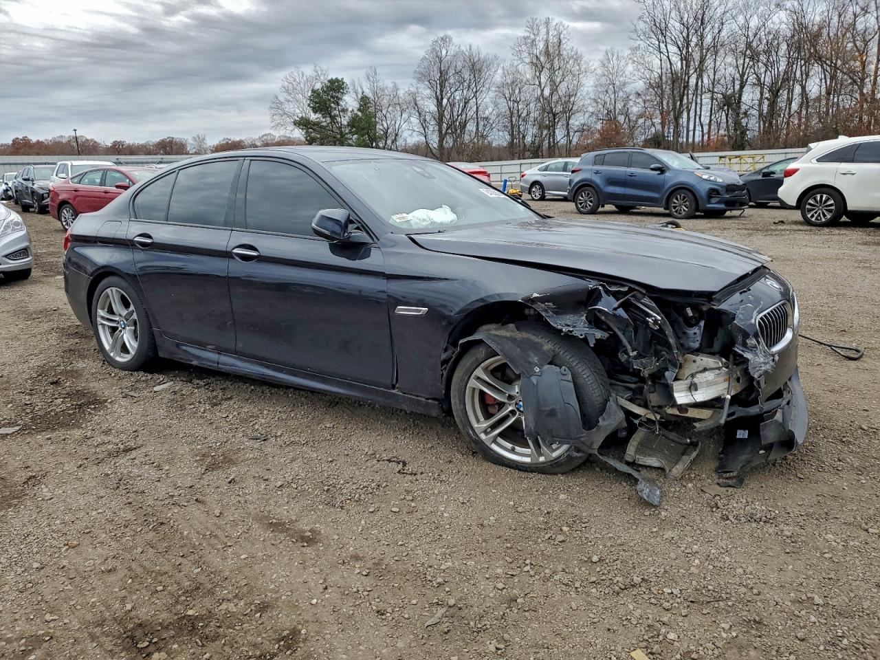 2015 Bmw 528 Xi Черный vin: WBA5A7C50FD628707