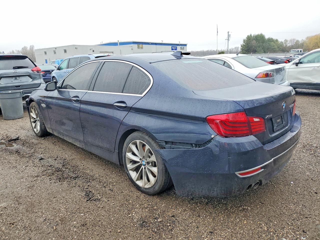 2014 Bmw 528 Xi Blue vin: WBA5A7C51ED614281
