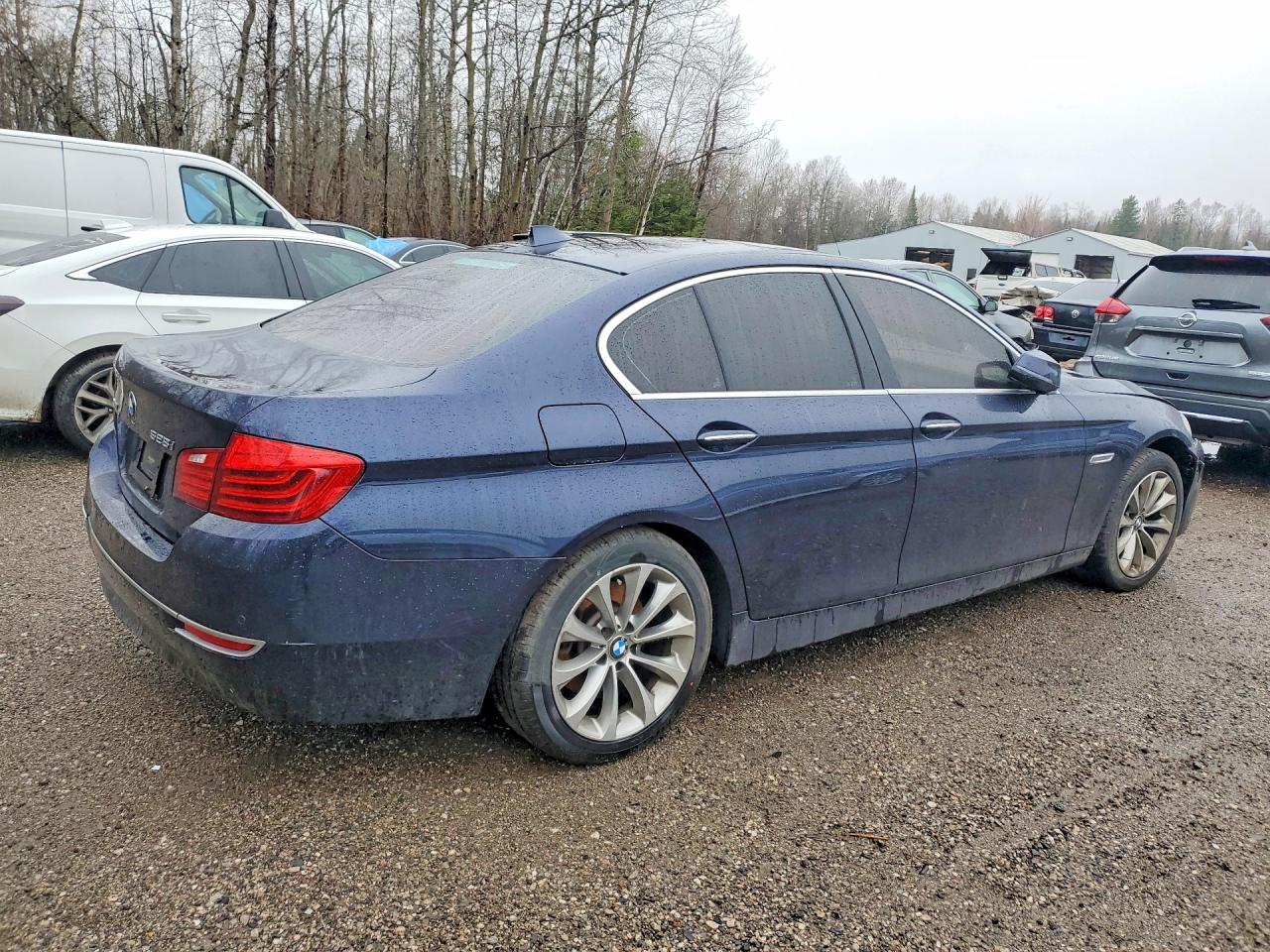 2014 Bmw 528 Xi Blue vin: WBA5A7C51ED614281
