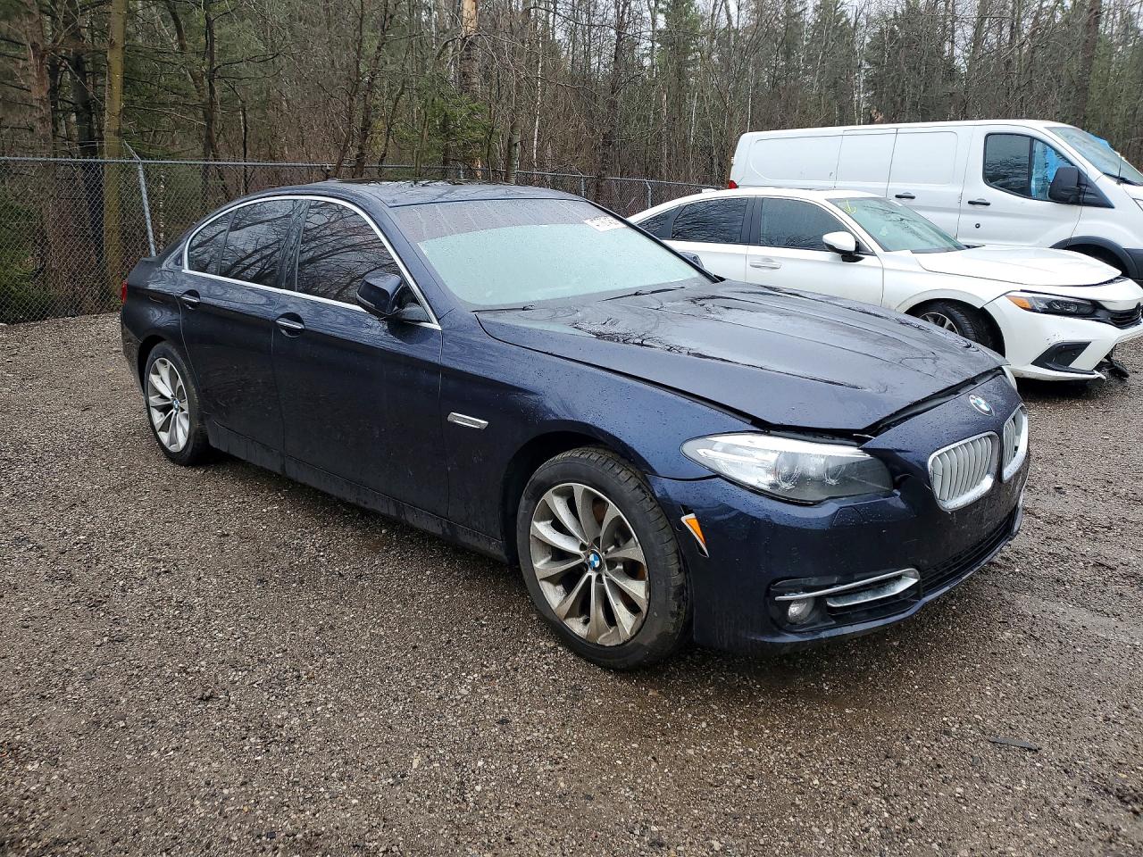 2014 Bmw 528 Xi Blue vin: WBA5A7C51ED614281