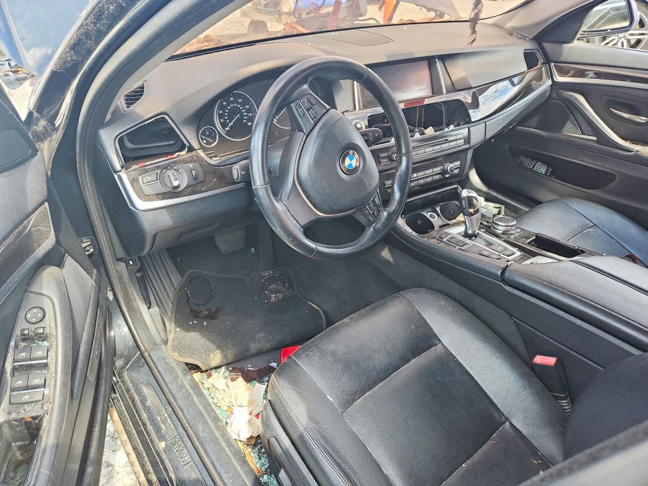 2015 Bmw 528 Xi Black vin: WBA5A7C51FD620874