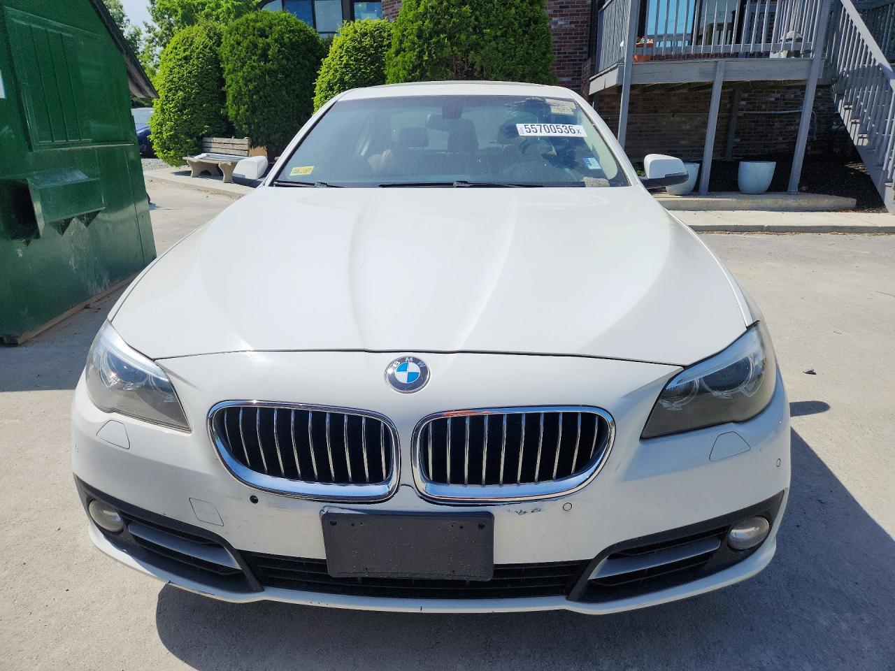 2015 Bmw 528 Xi White vin: WBA5A7C51FD621491