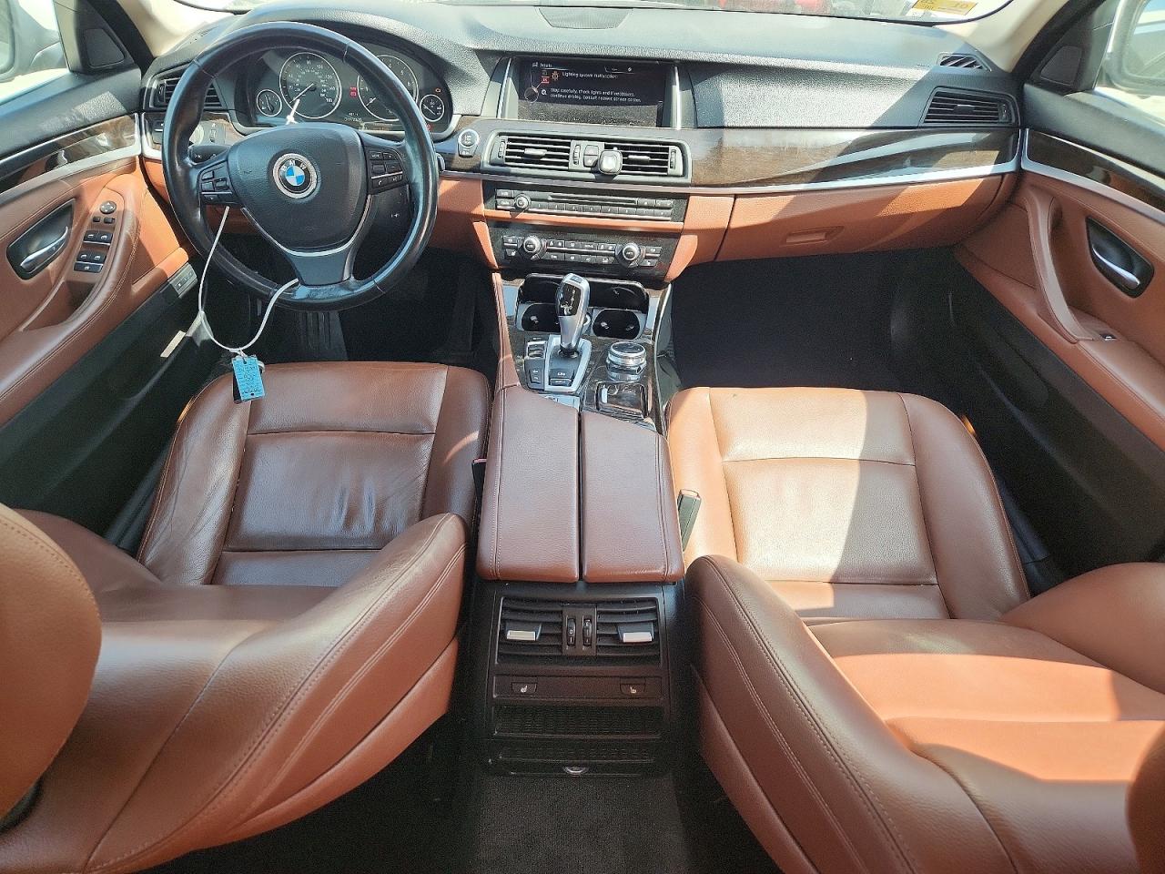 2015 Bmw 528 Xi White vin: WBA5A7C51FD621491