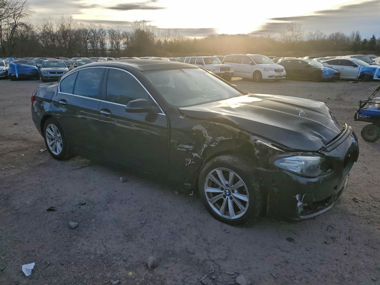 2015 Bmw 528 Xi Black vin: WBA5A7C51FD623046