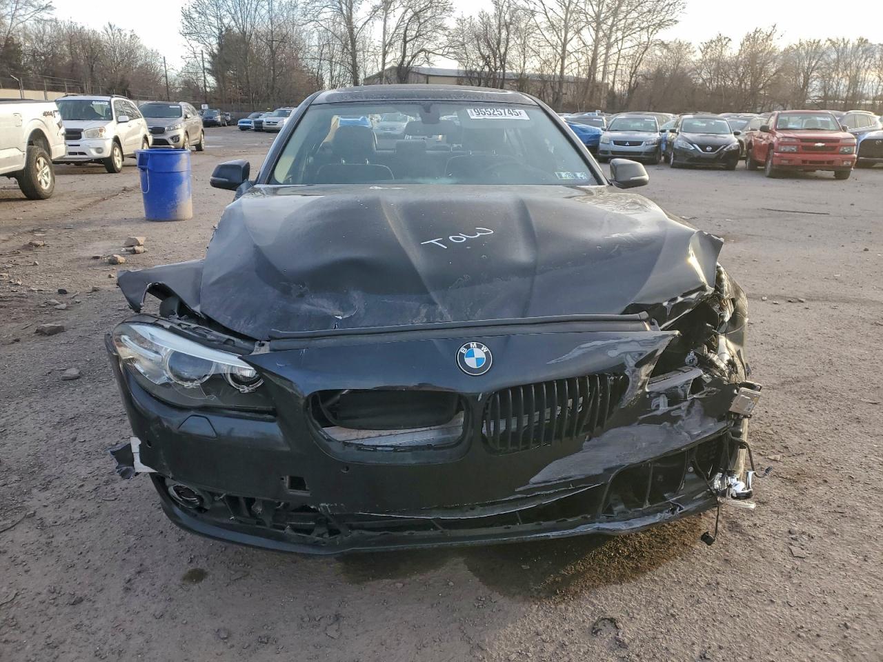 2015 Bmw 528 Xi Black vin: WBA5A7C51FD623046
