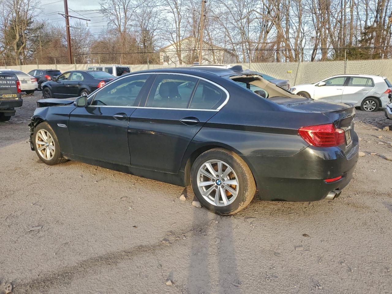 2015 Bmw 528 Xi Black vin: WBA5A7C51FD623046