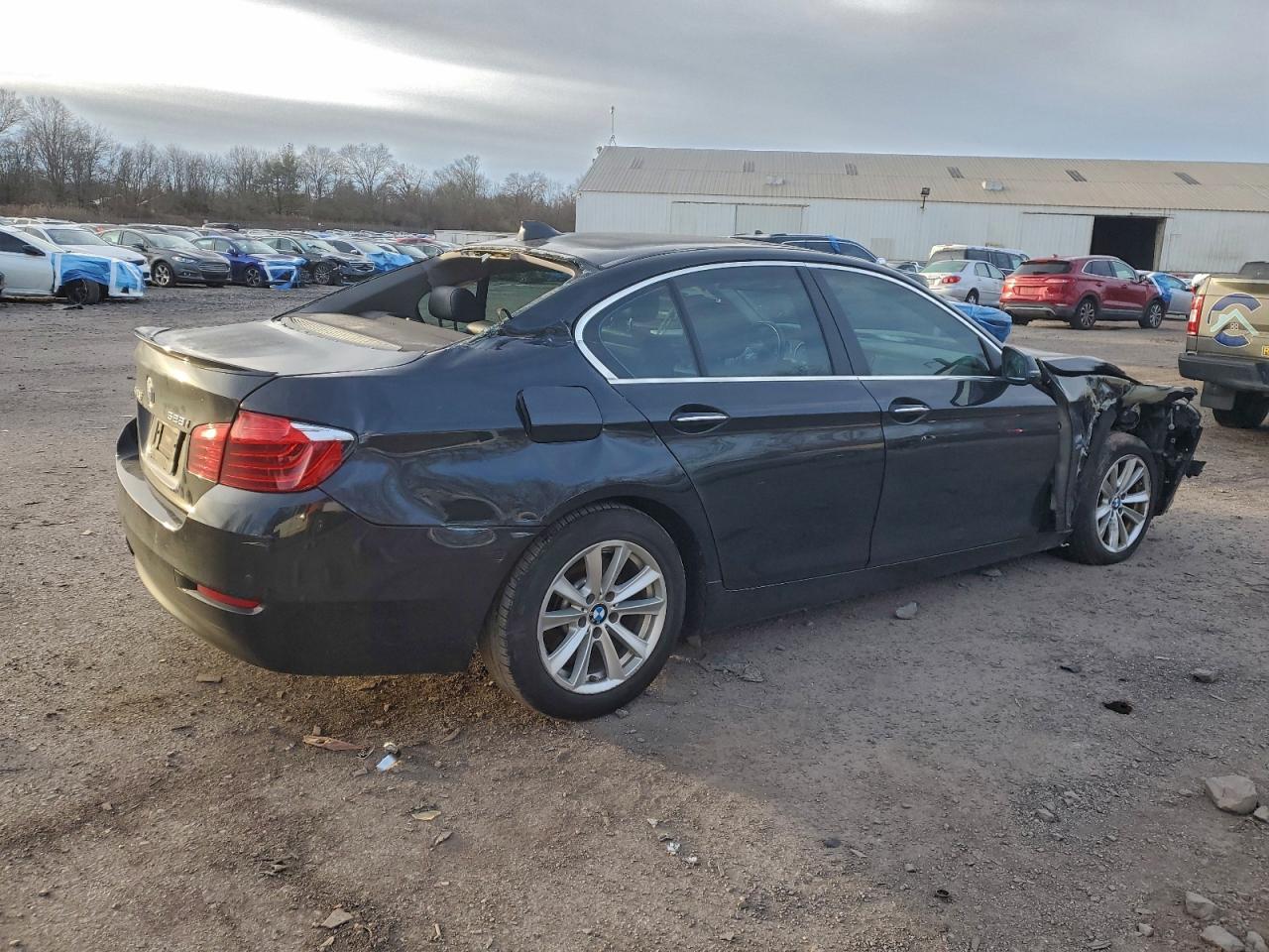 2015 Bmw 528 Xi Black vin: WBA5A7C51FD623046