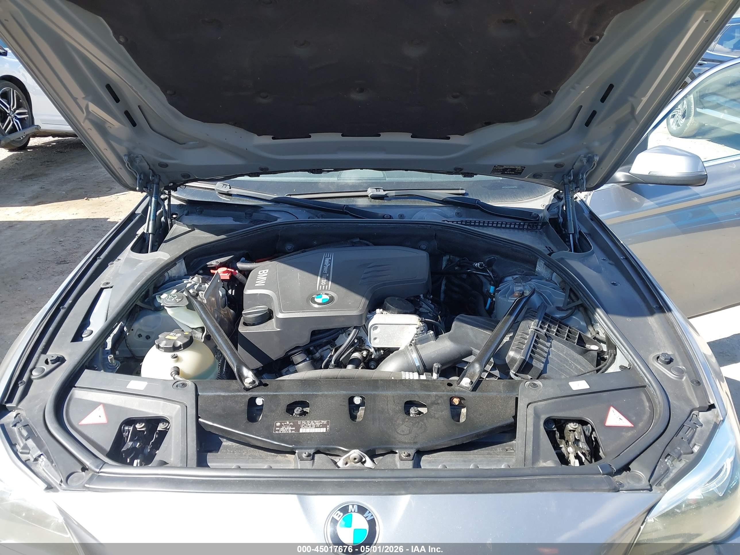 2015 Bmw 528i Xdrive Gray vin: WBA5A7C51FD624407