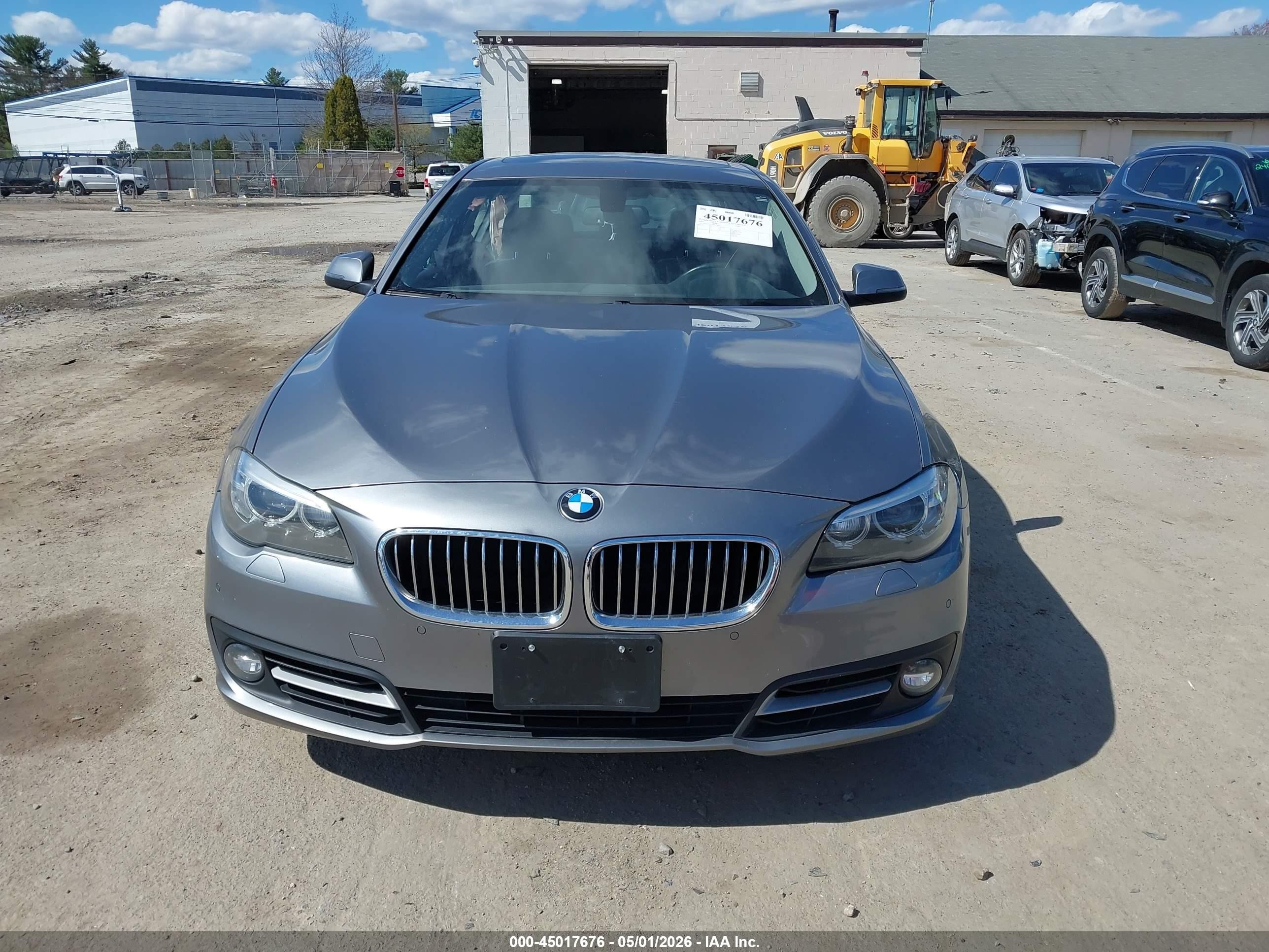 2015 Bmw 528i Xdrive Gray vin: WBA5A7C51FD624407