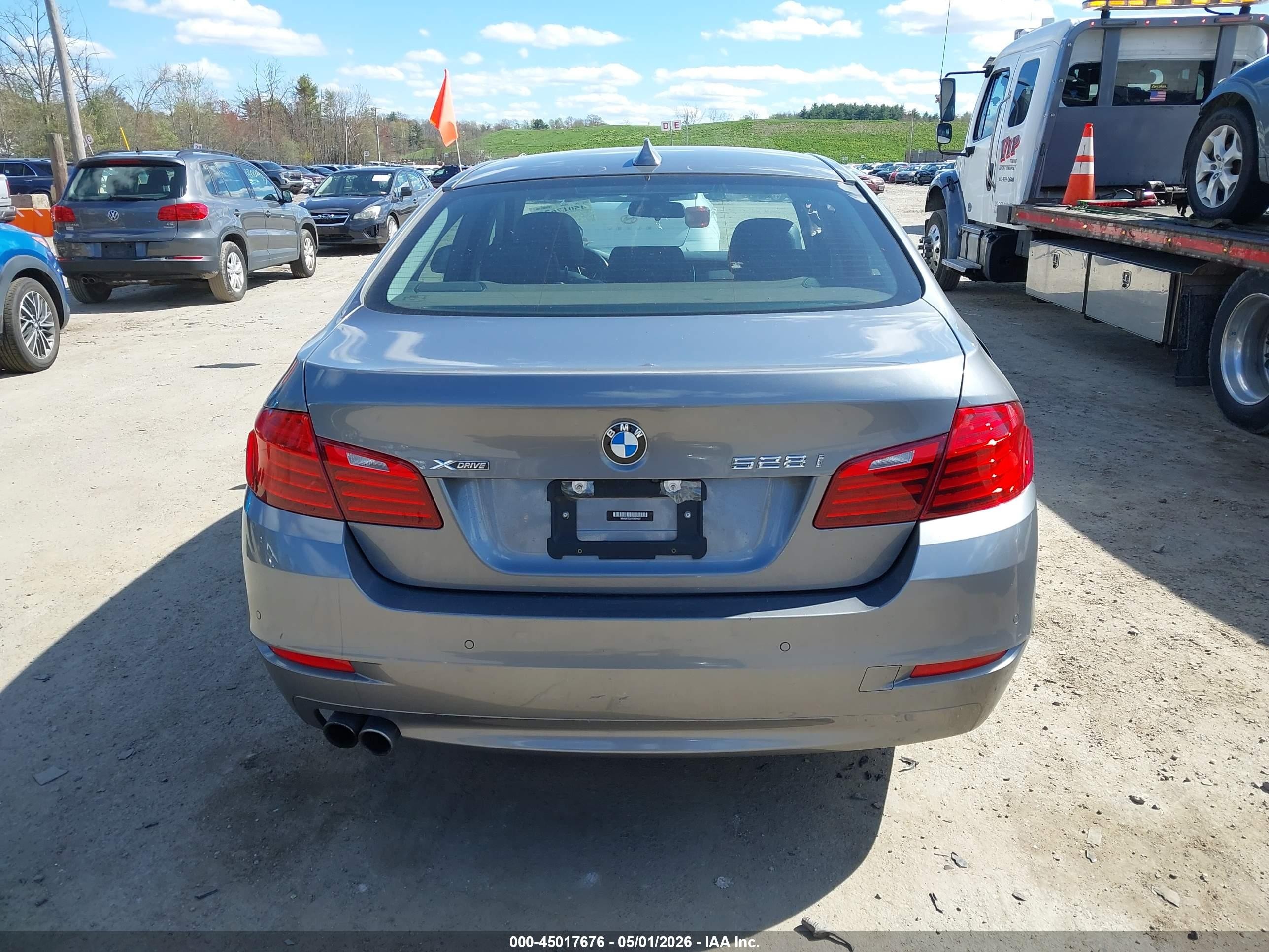 2015 Bmw 528i Xdrive Gray vin: WBA5A7C51FD624407