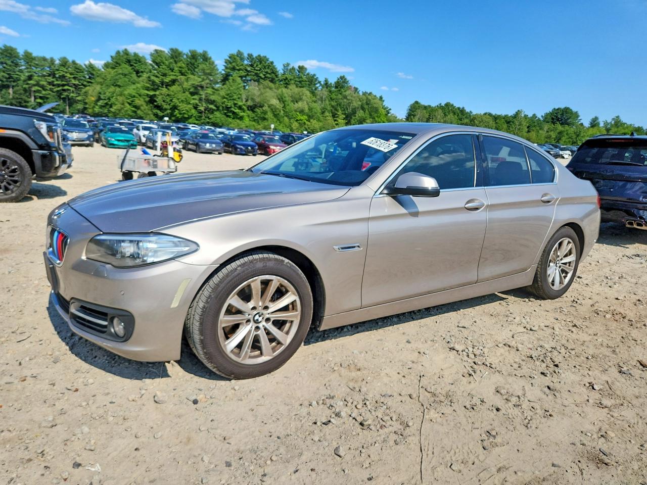 2015 Bmw 528 Xi Gray vin: WBA5A7C51FD625802