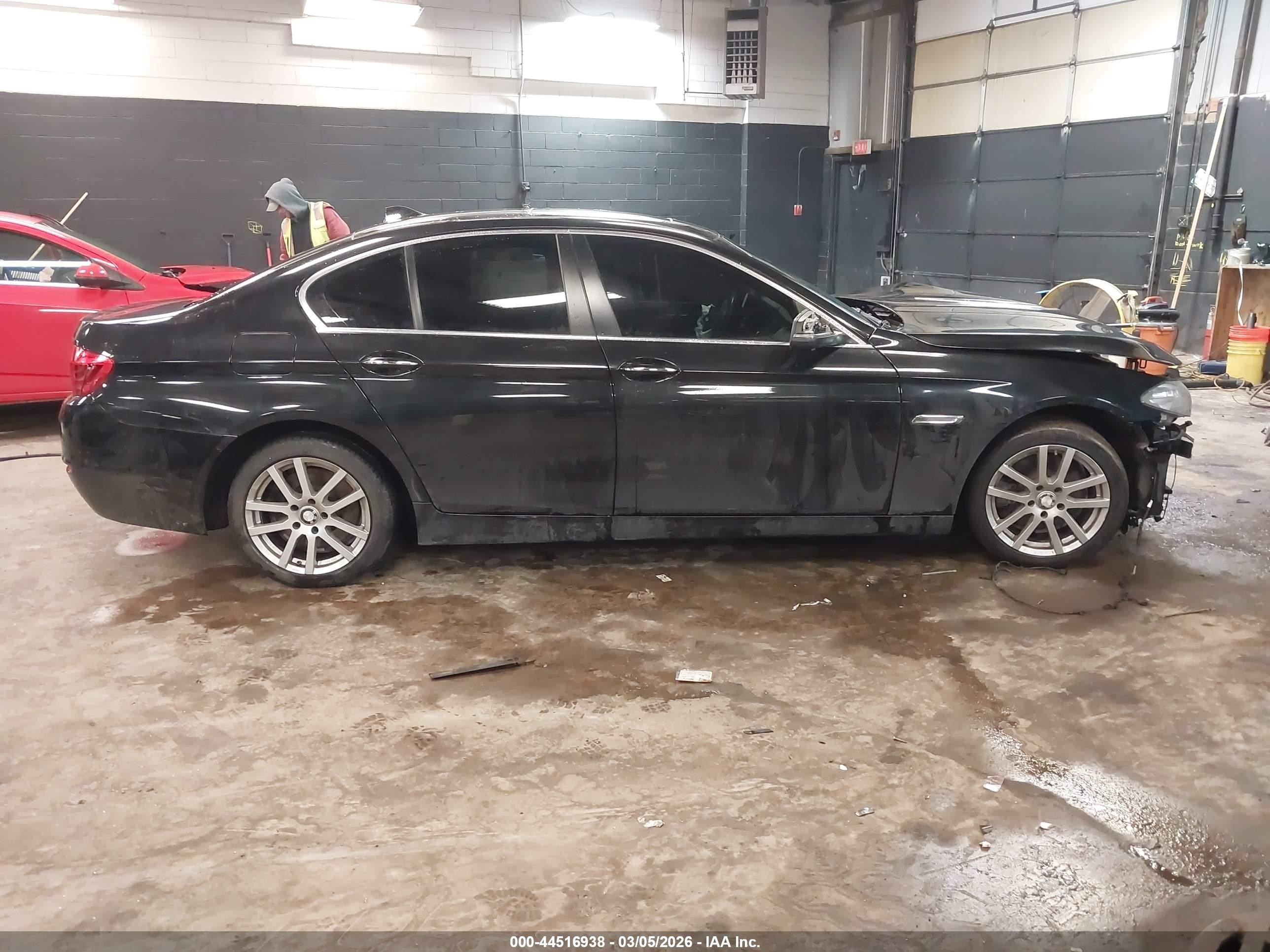 2015 Bmw 528i Xdrive Black vin: WBA5A7C51FD627565