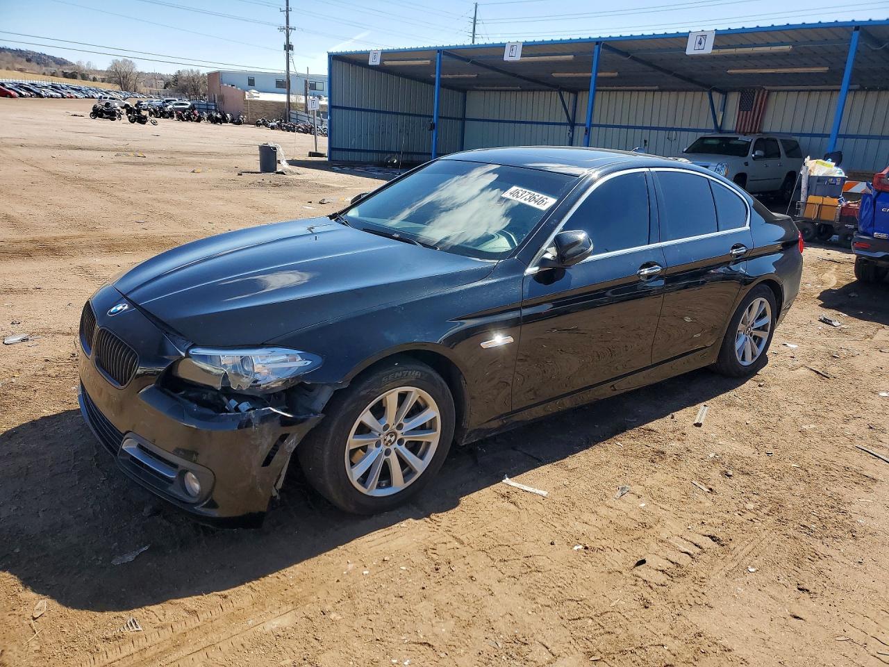 2015 Bmw 528 Xi Black vin: WBA5A7C51FD627677