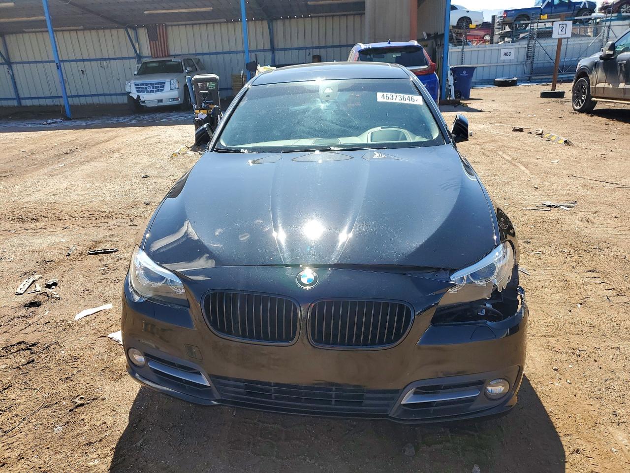 2015 Bmw 528 Xi Black vin: WBA5A7C51FD627677