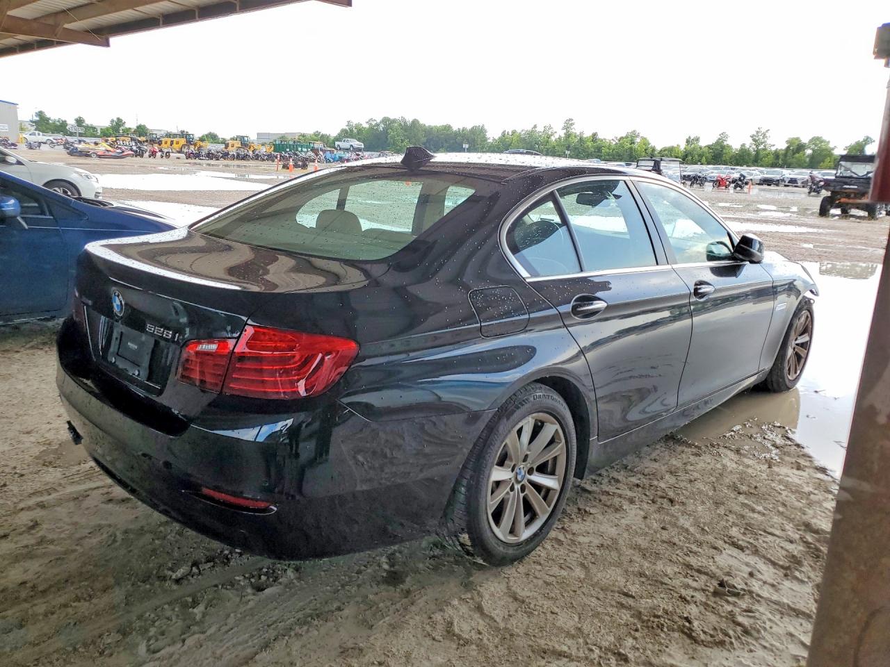2015 Bmw 528 Xi Черный vin: WBA5A7C51FG143054