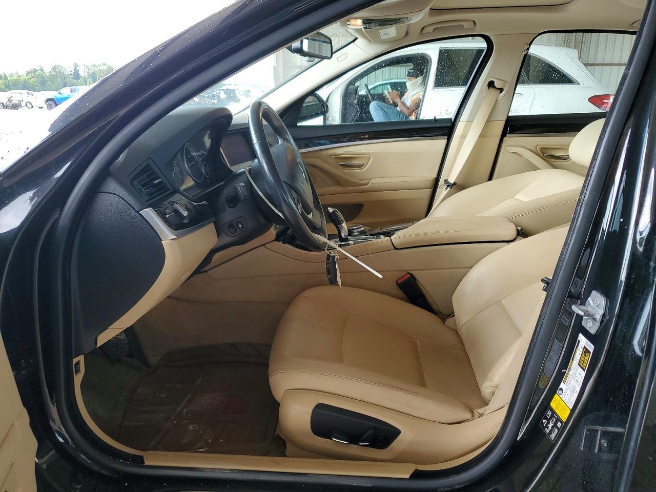 2015 Bmw 528 Xi Черный vin: WBA5A7C51FG143054