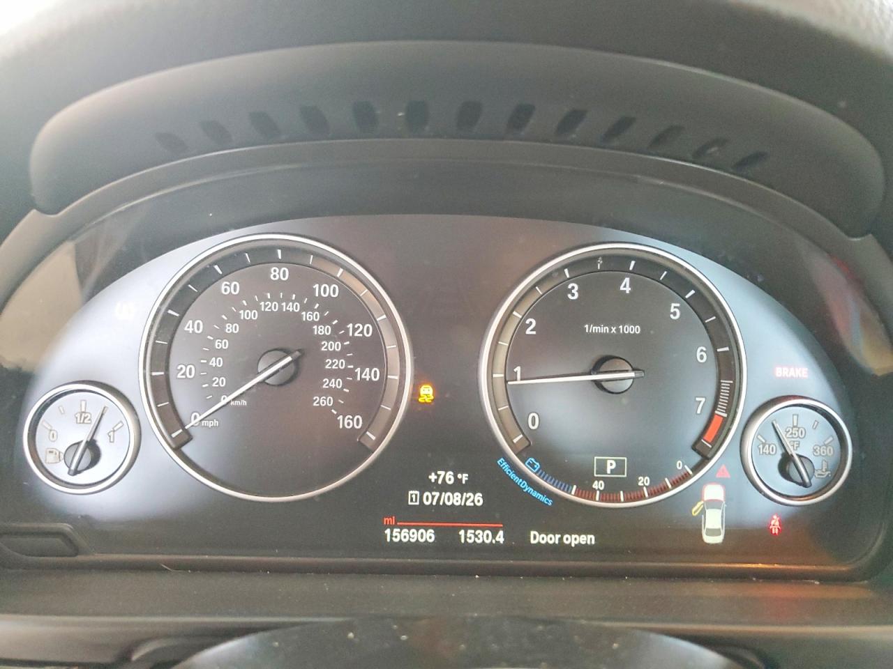 2015 Bmw 528 Xi Черный vin: WBA5A7C51FG143054