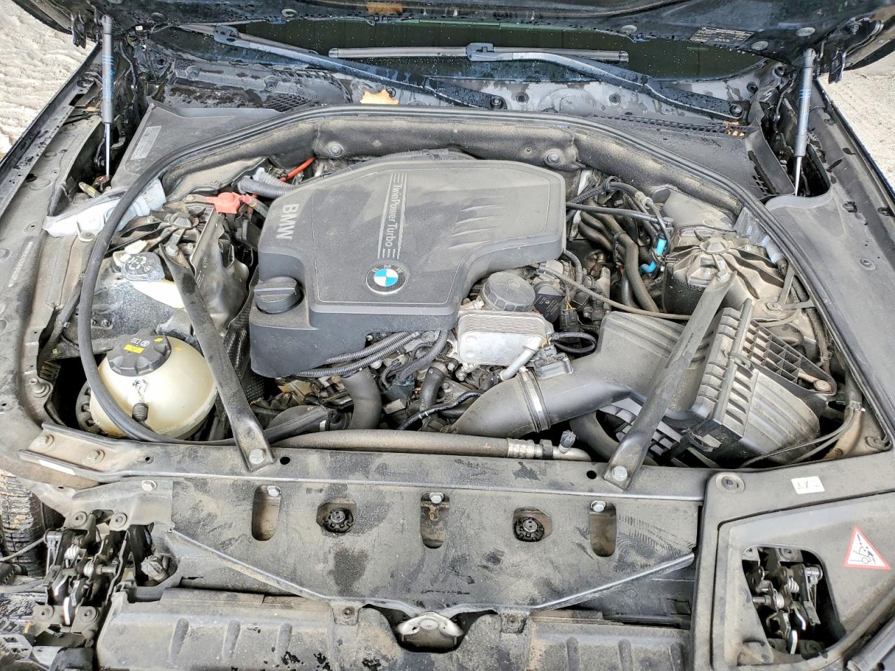 2015 Bmw 528 Xi Черный vin: WBA5A7C51FG143054