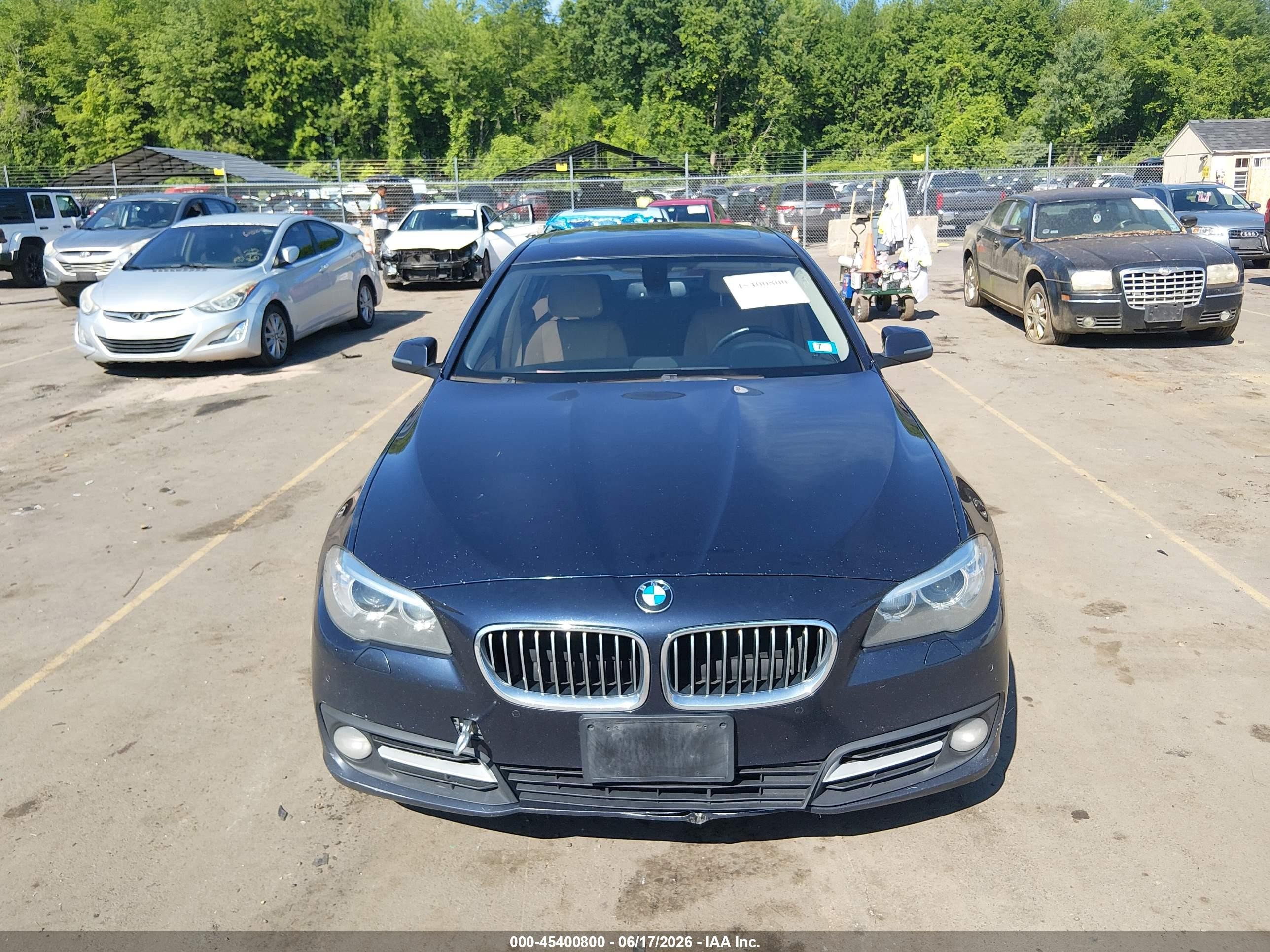 2015 Bmw 528i Xdrive Black vin: WBA5A7C51FG143765