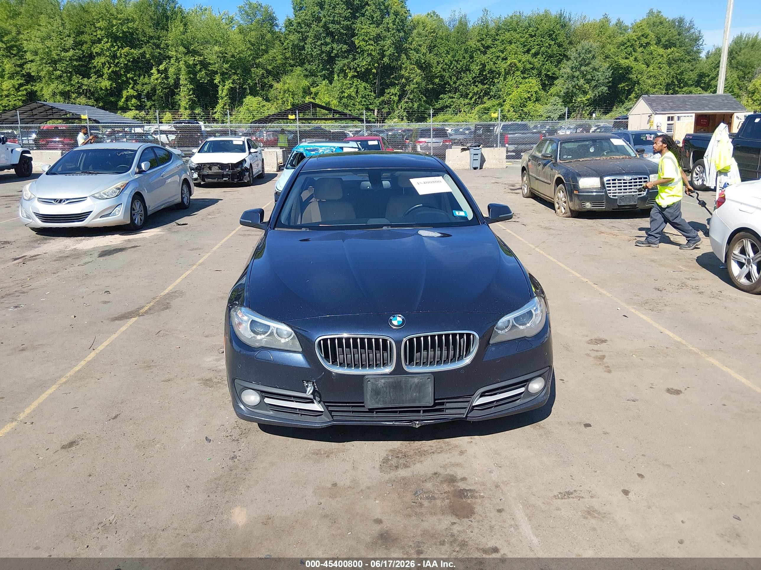 2015 Bmw 528i Xdrive Black vin: WBA5A7C51FG143765