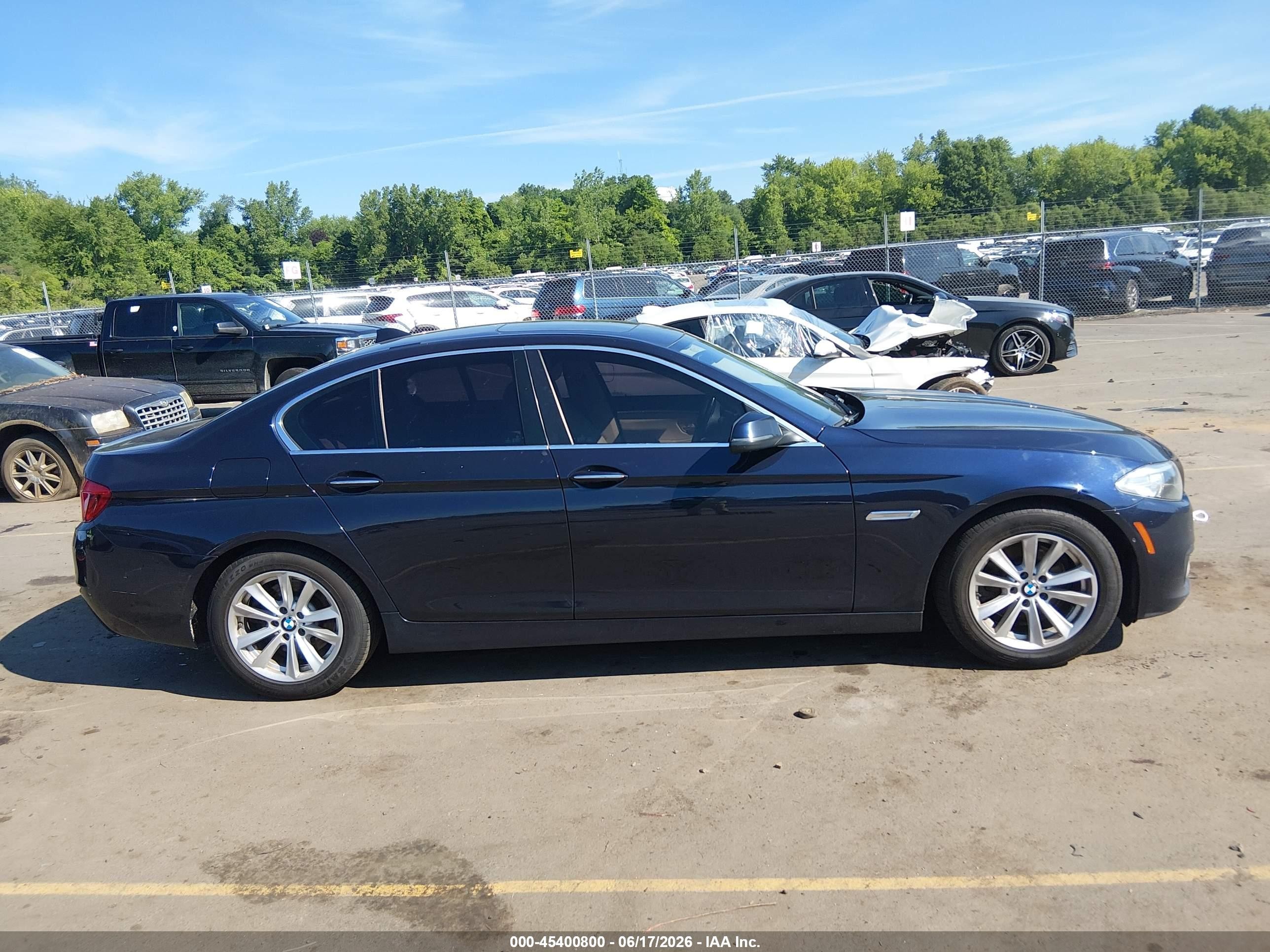2015 Bmw 528i Xdrive Black vin: WBA5A7C51FG143765