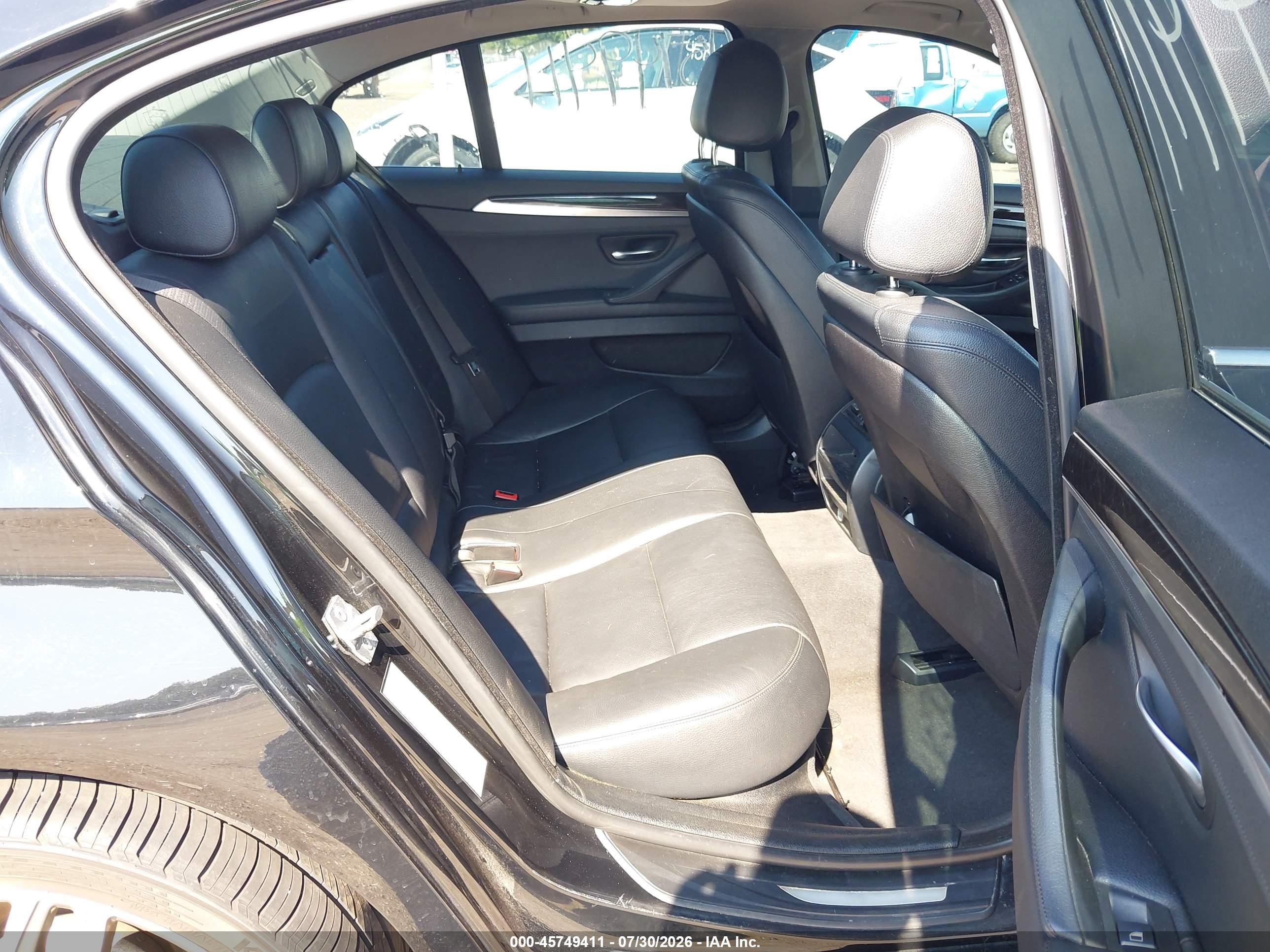 2014 Bmw 528i Xdrive Black vin: WBA5A7C52ED613382