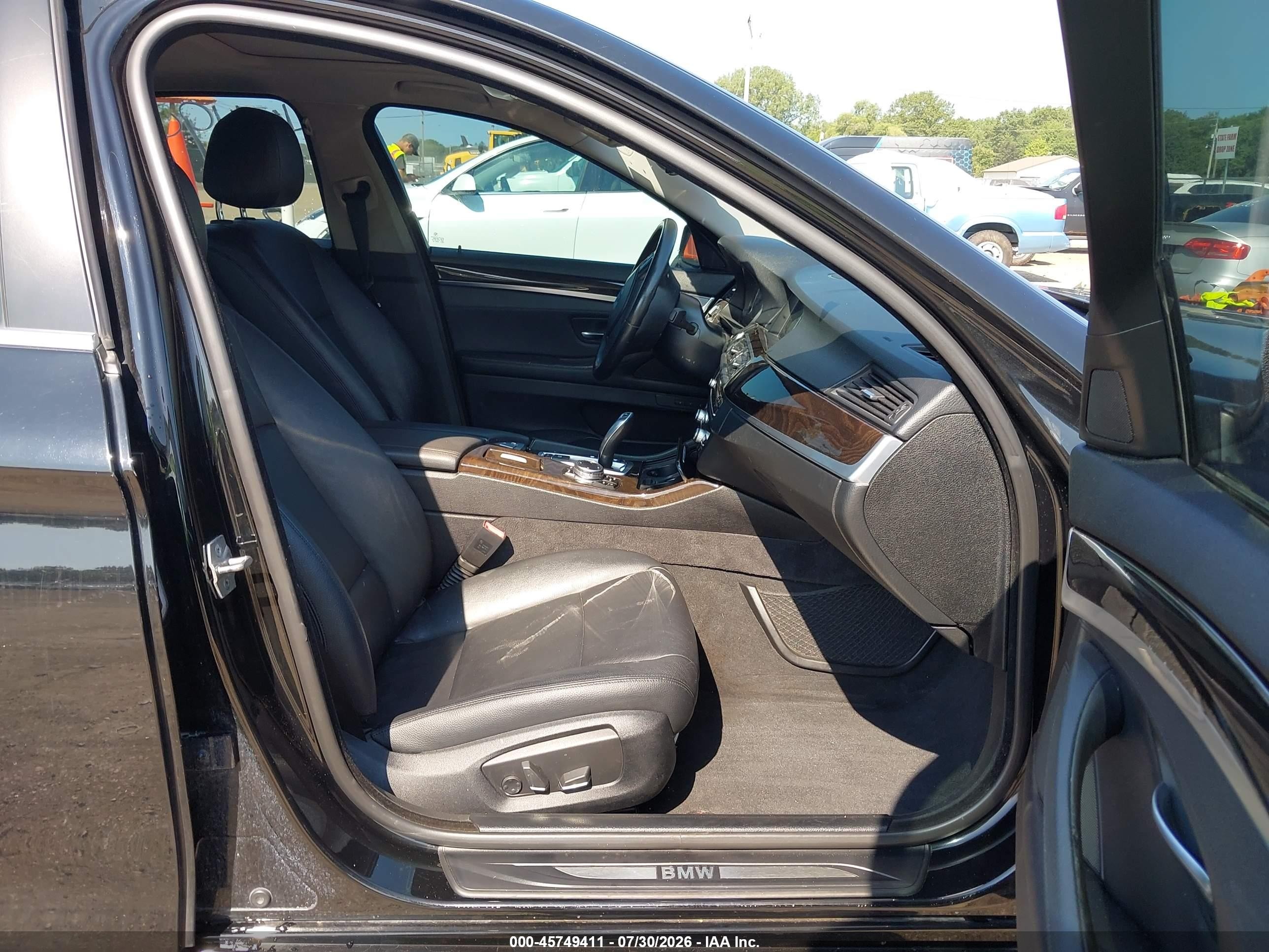 2014 Bmw 528i Xdrive Black vin: WBA5A7C52ED613382