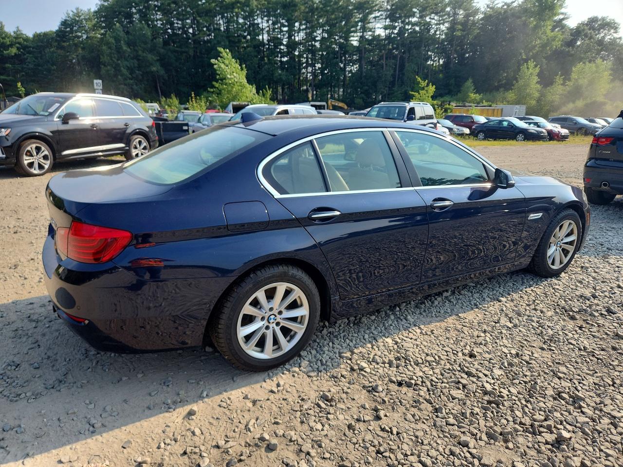 2014 Bmw 528 Xi Blue vin: WBA5A7C52ED617819