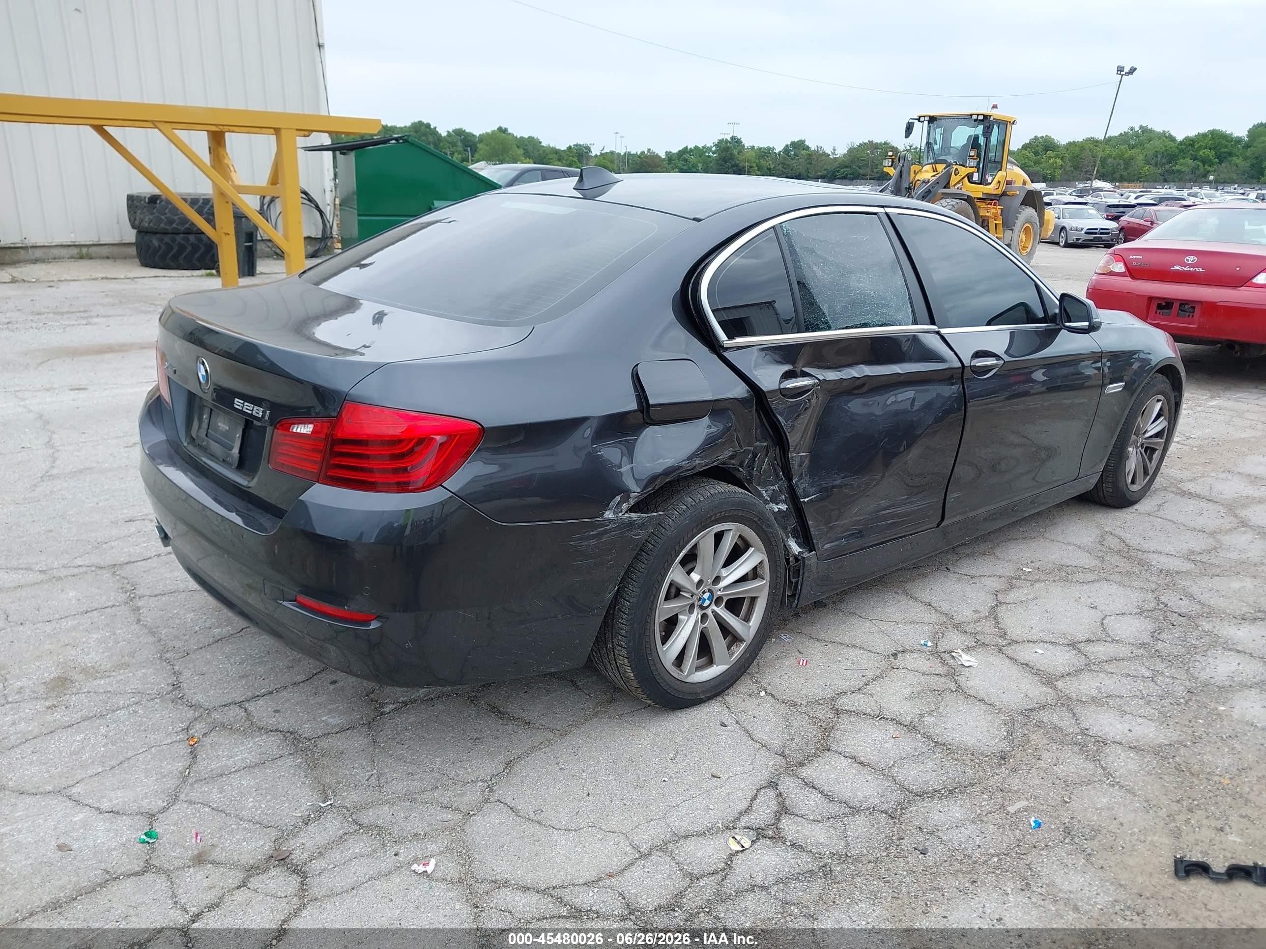 2015 Bmw 528i Xdrive Gray vin: WBA5A7C52FD624707