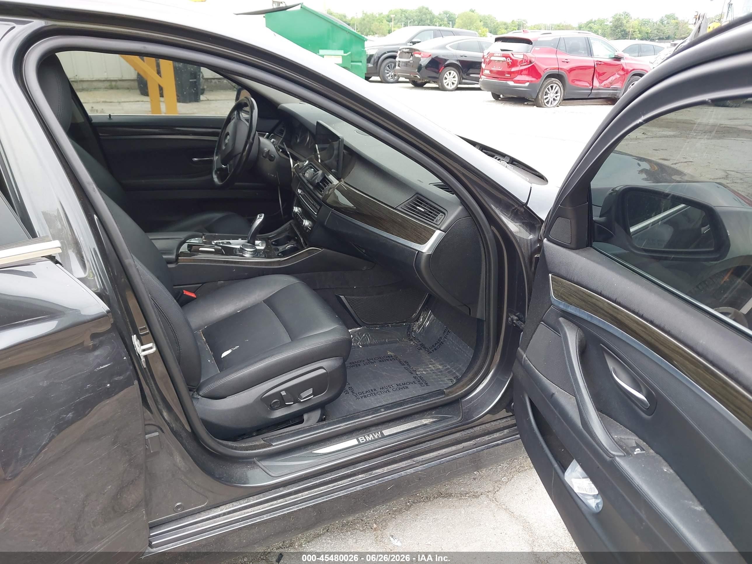 2015 Bmw 528i Xdrive Gray vin: WBA5A7C52FD624707