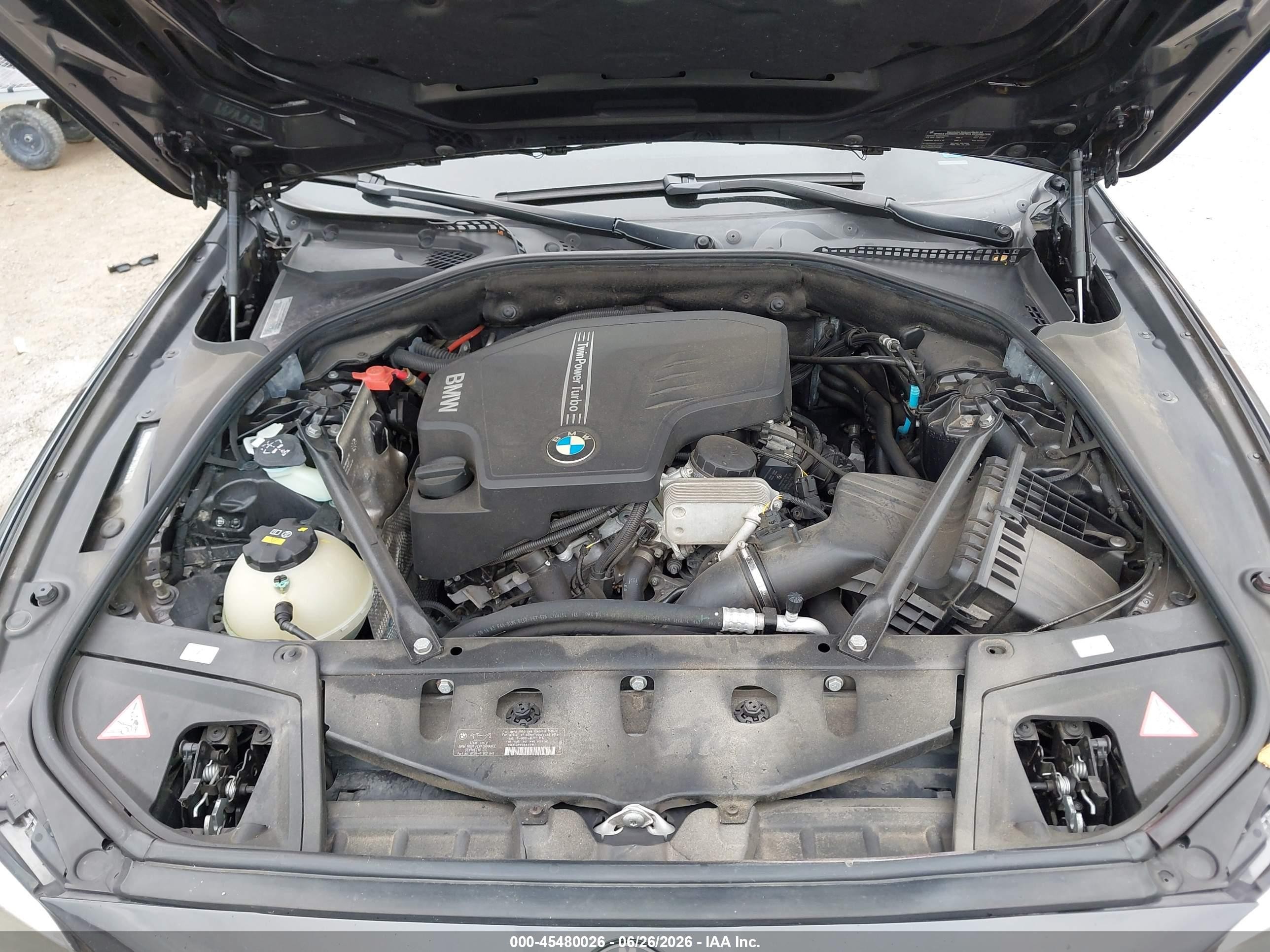 2015 Bmw 528i Xdrive Gray vin: WBA5A7C52FD624707