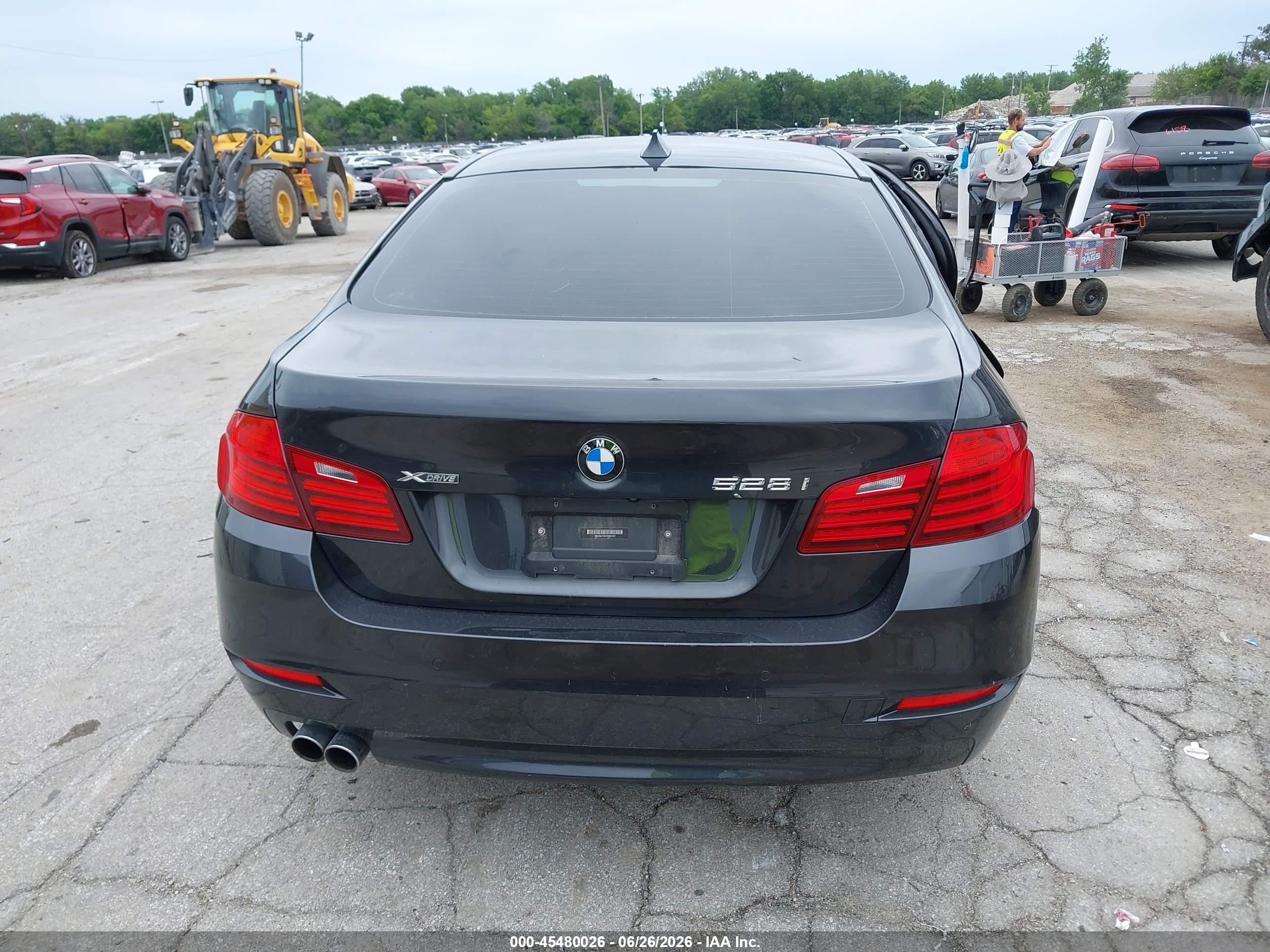 2015 Bmw 528i Xdrive Gray vin: WBA5A7C52FD624707