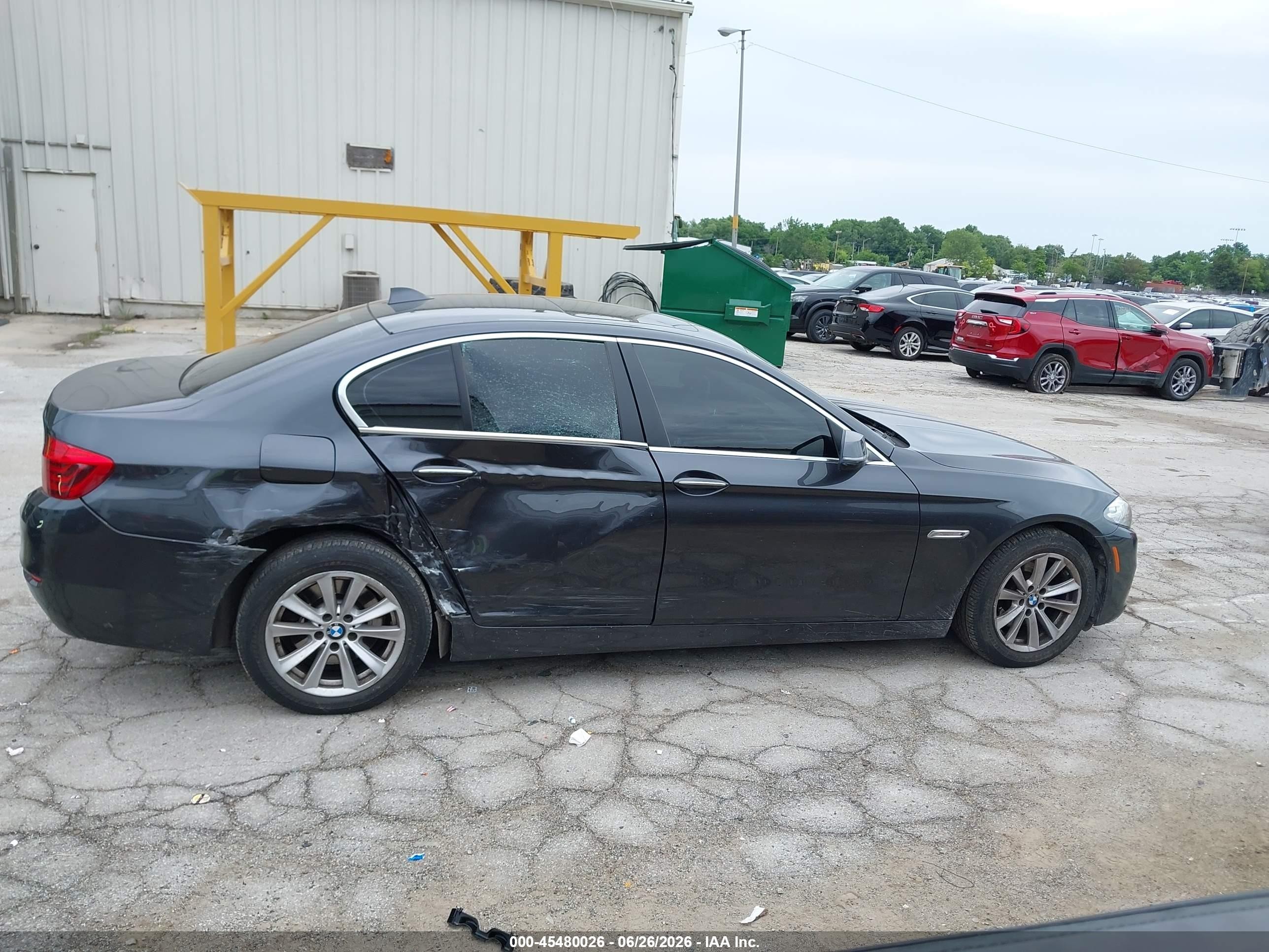 2015 Bmw 528i Xdrive Gray vin: WBA5A7C52FD624707