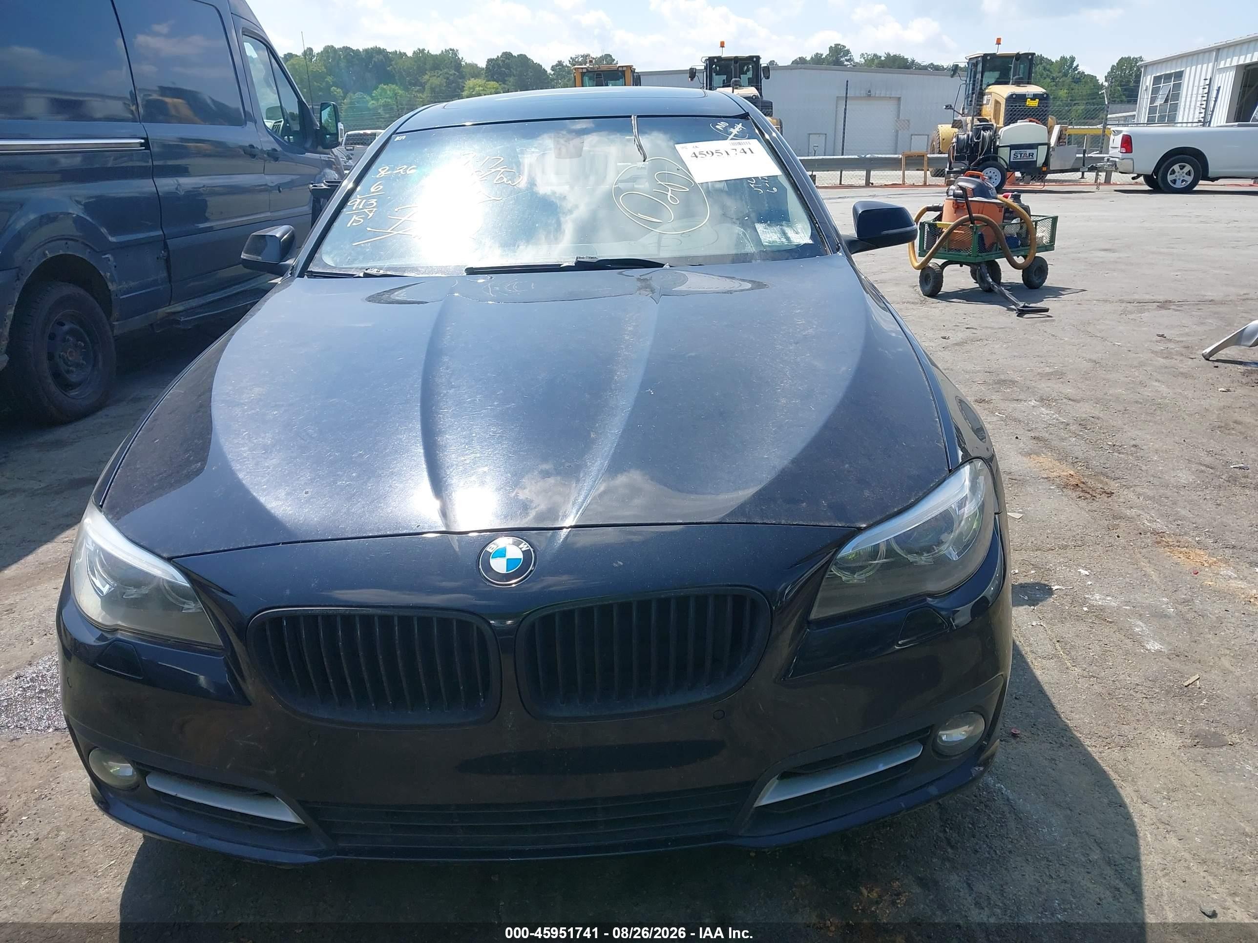 2015 Bmw 528i Xdrive Black vin: WBA5A7C52FD628823