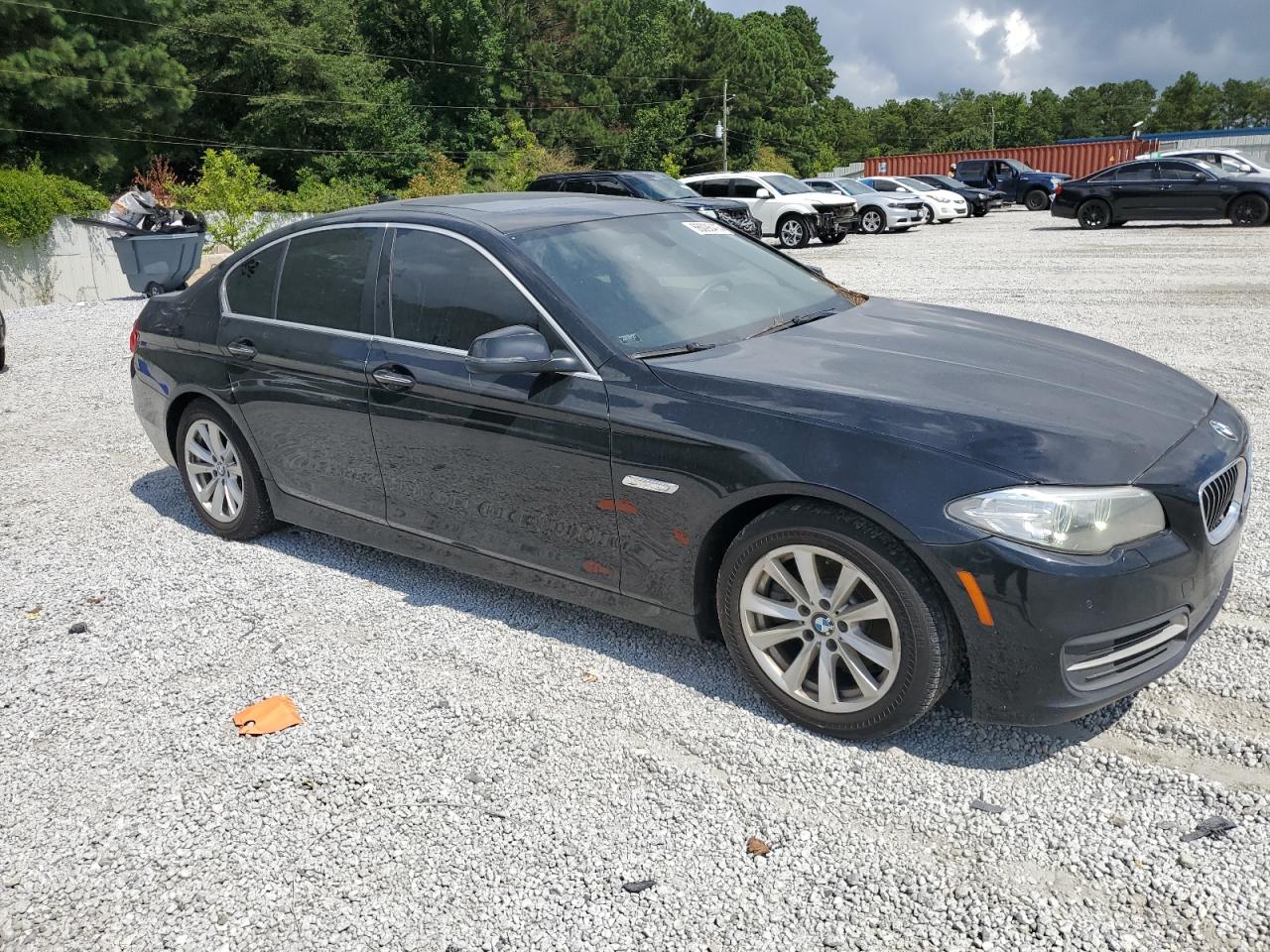 2014 Bmw 528 Xi Черный vin: WBA5A7C53ED219261